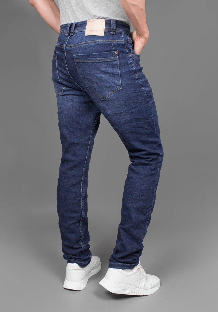 Jean para Hombre en Tono Azul Oscuro Marca Thunder - imagen 3