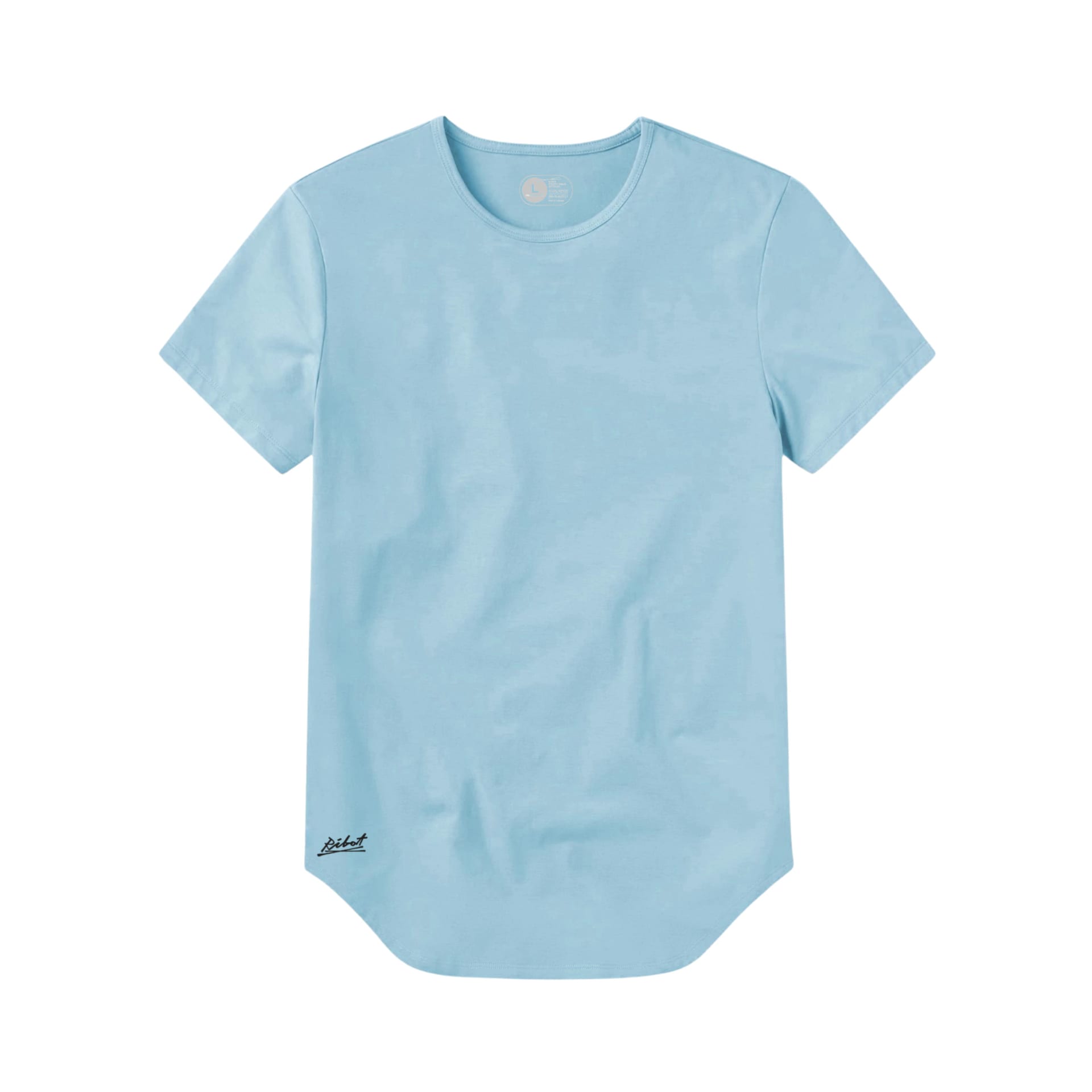 Camiseta Básica Curve Azul Claro - imagen 2
