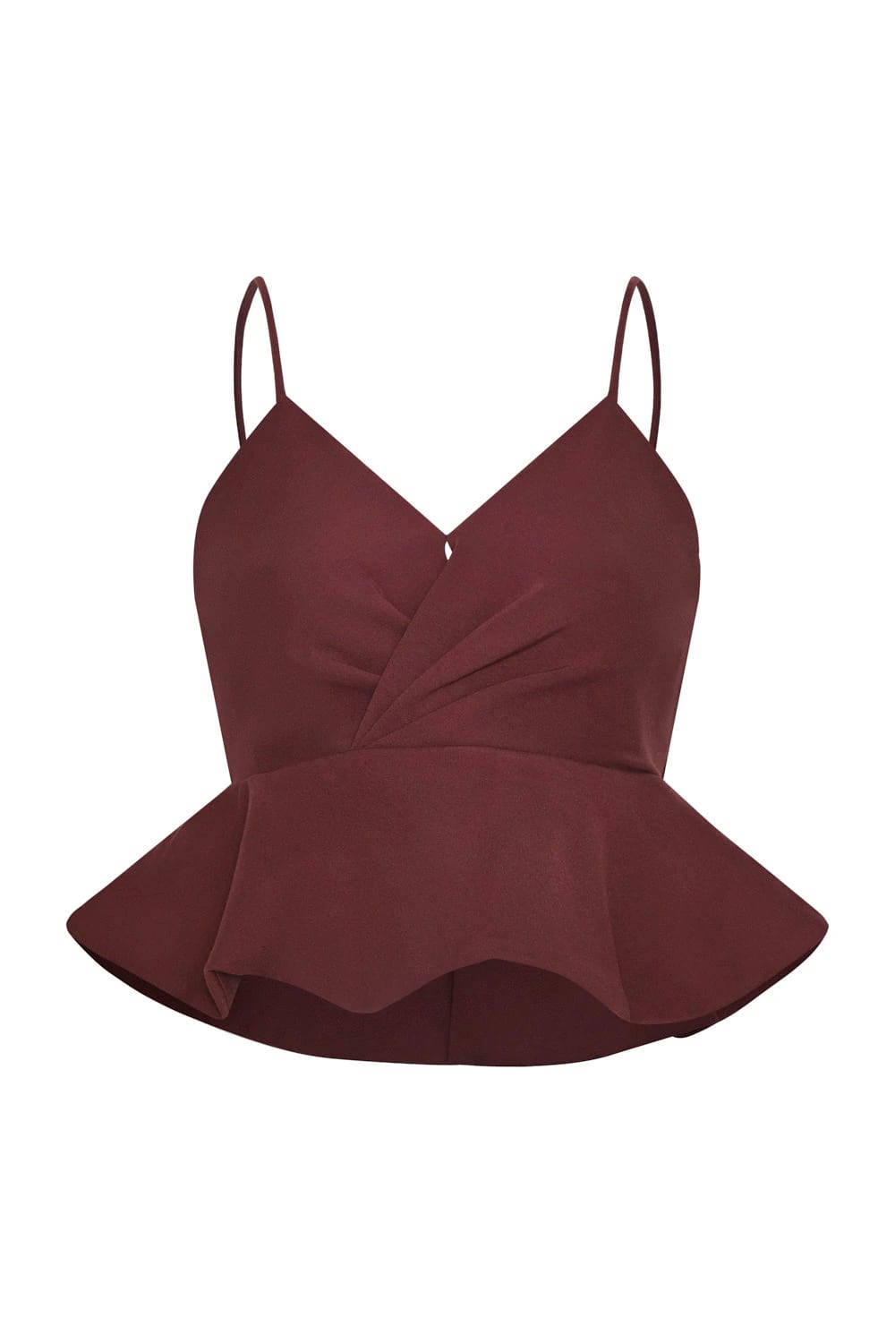 Crop top savia ruby wine - imagen 1