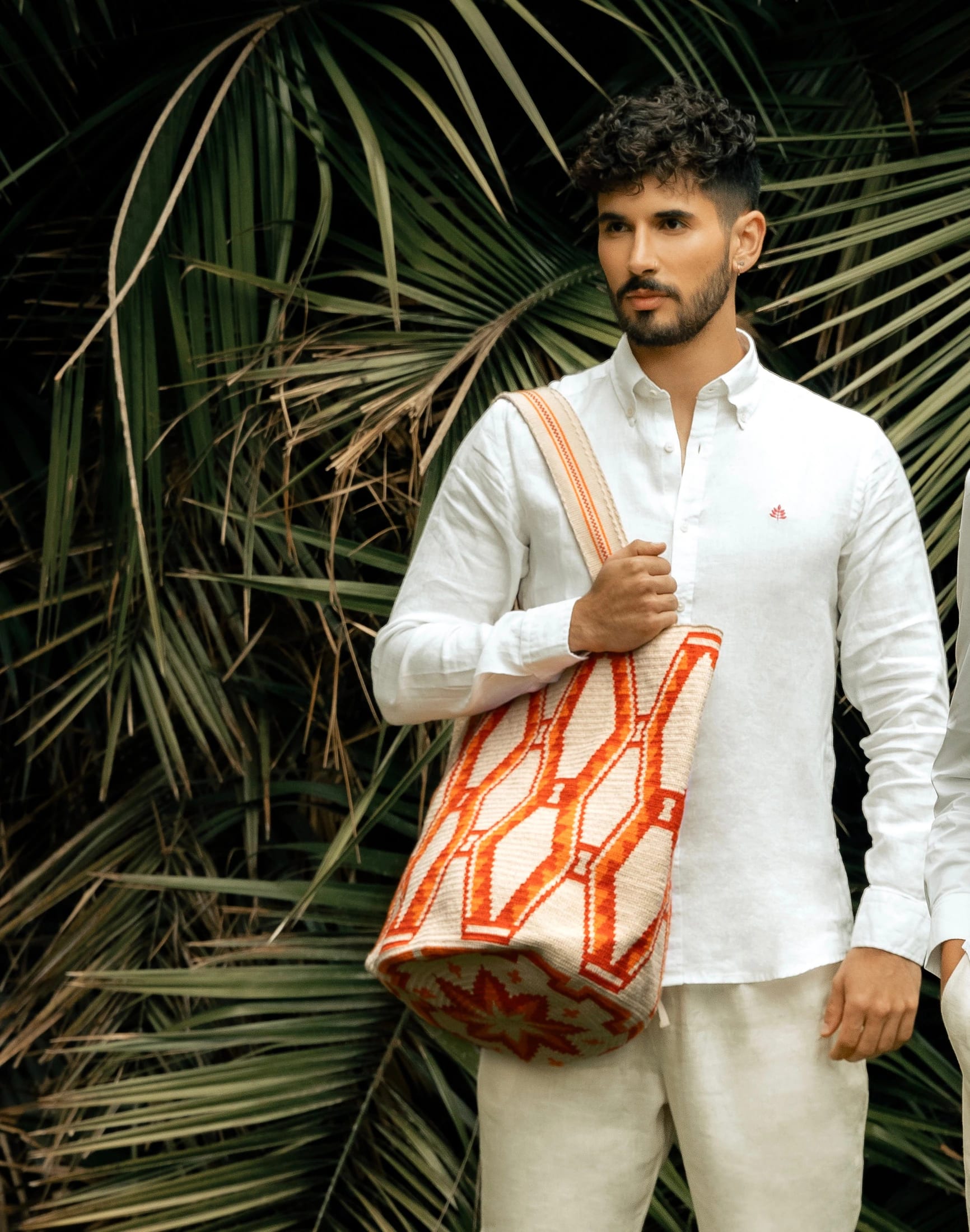 Maxi bolso Beige - Naranja - imagen 2