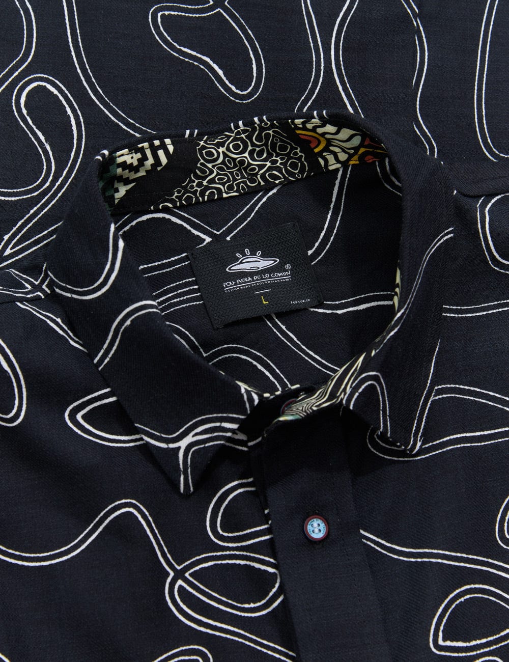 Camisa Regular Fit Born negro Hombre - imagen 9