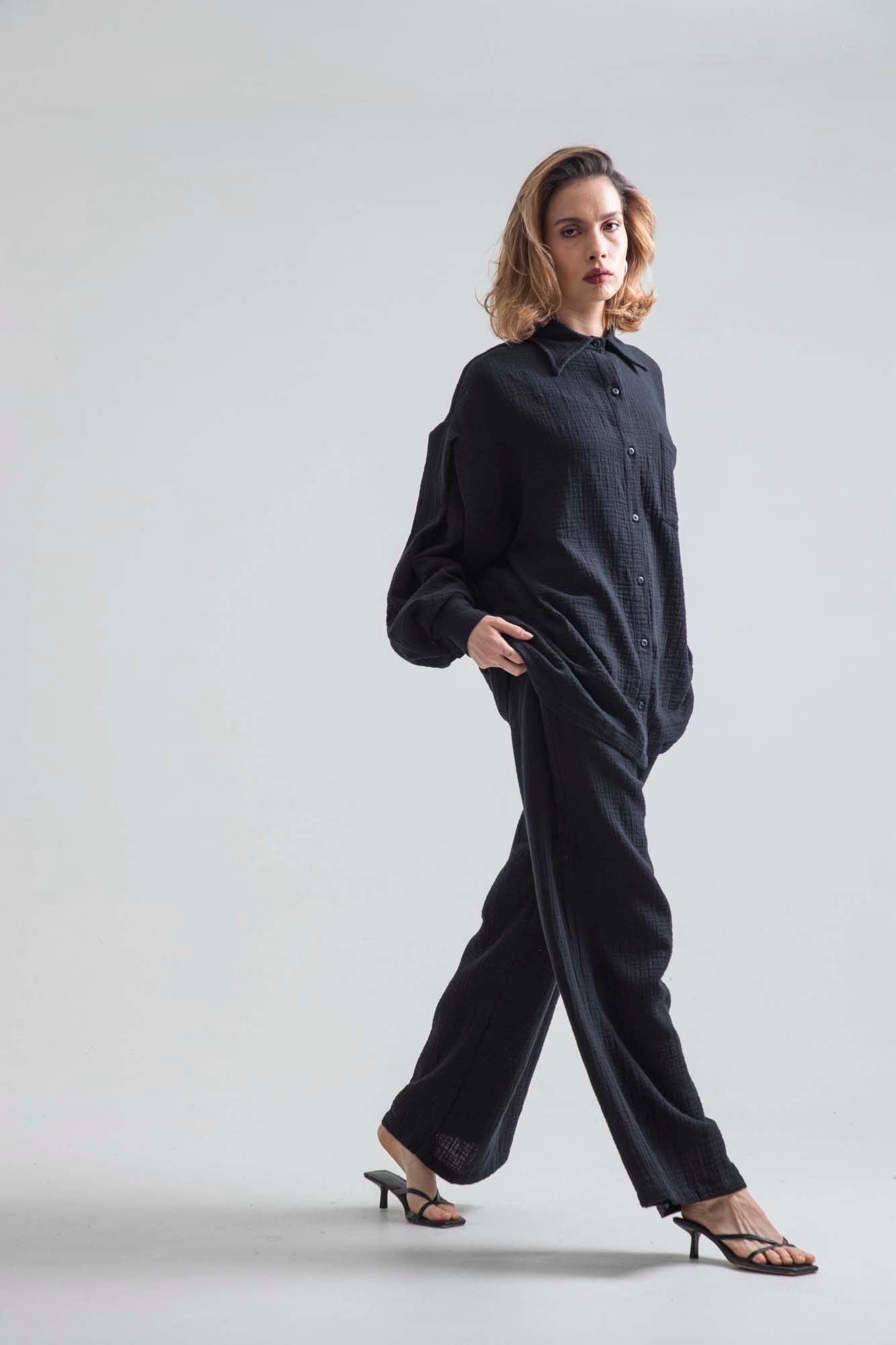 PEGASUS BLACK PANTS - imagen 4