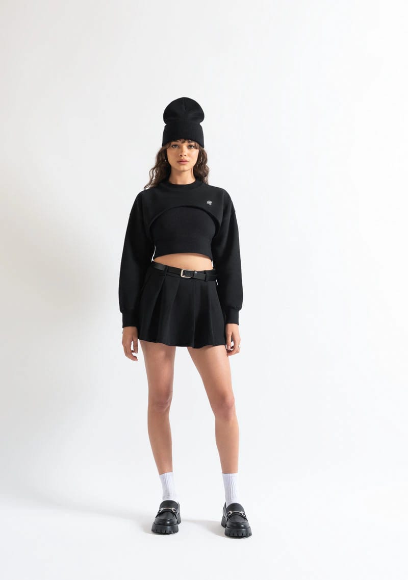 Monclair black crewneck - imagen 4
