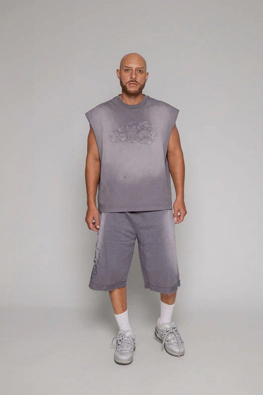 Bermuda/Jorts Remainder Sogno-Gris - imagen 2