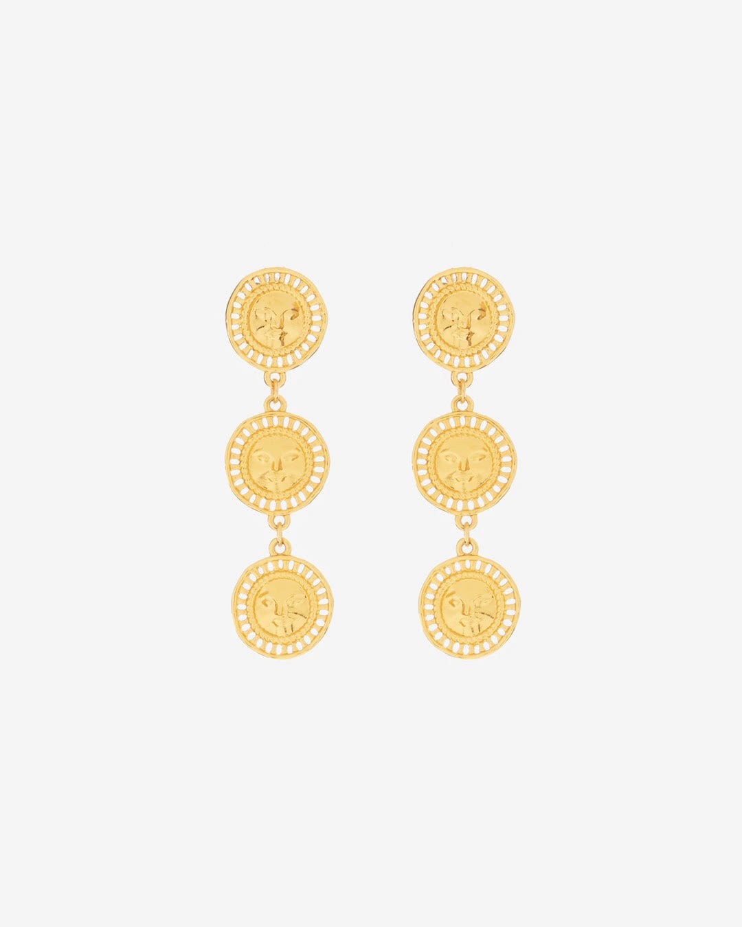 Aretes Cara Sol X3 - imagen 2