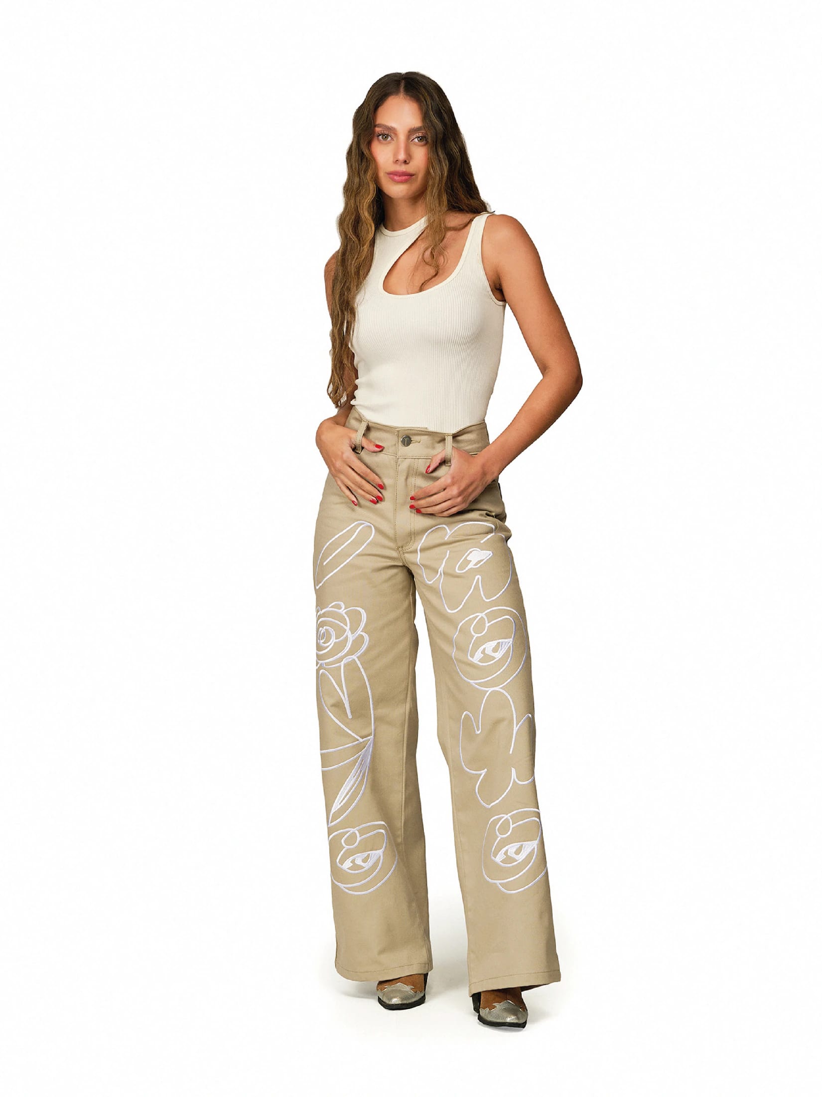 Pantalon Beige Recuerdo - imagen 3
