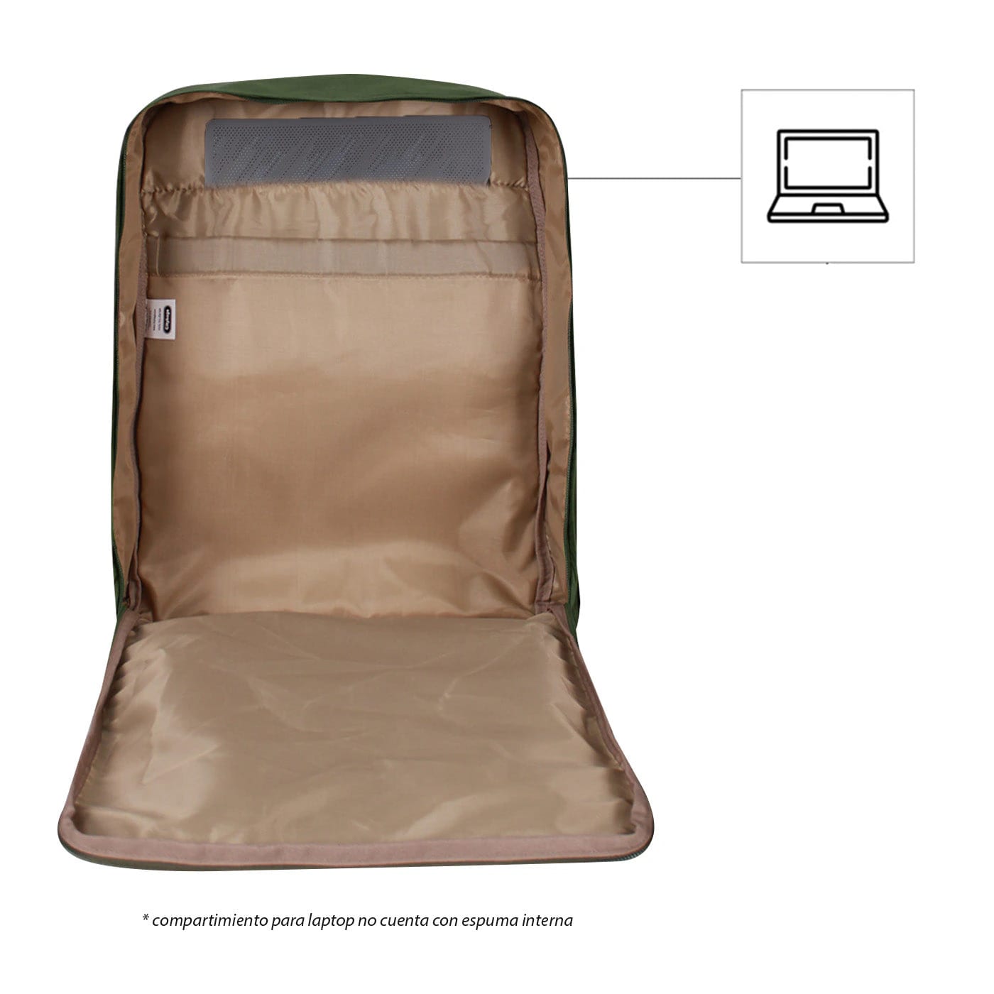 Morral Active Citybags Light Verde Militar - imagen 6