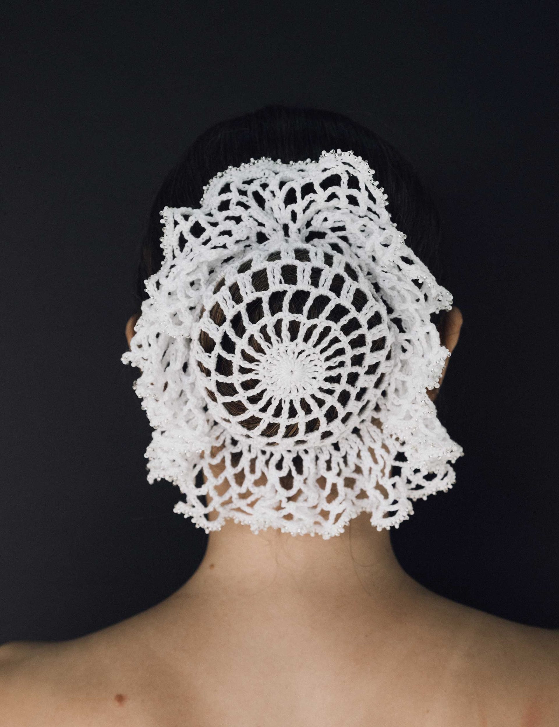 Scrunchie Bun Crochet - imagen 3