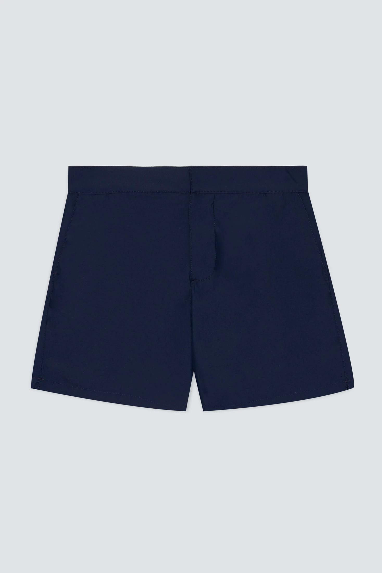 Men's plain waistband swim trunk navy - imagen 1