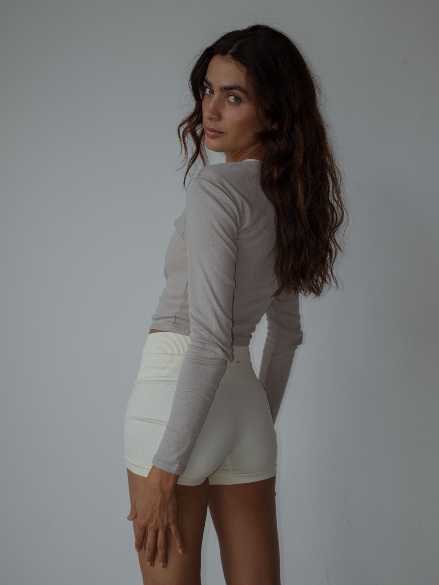 HALF BUTTON JERSEY - ASH - imagen 3