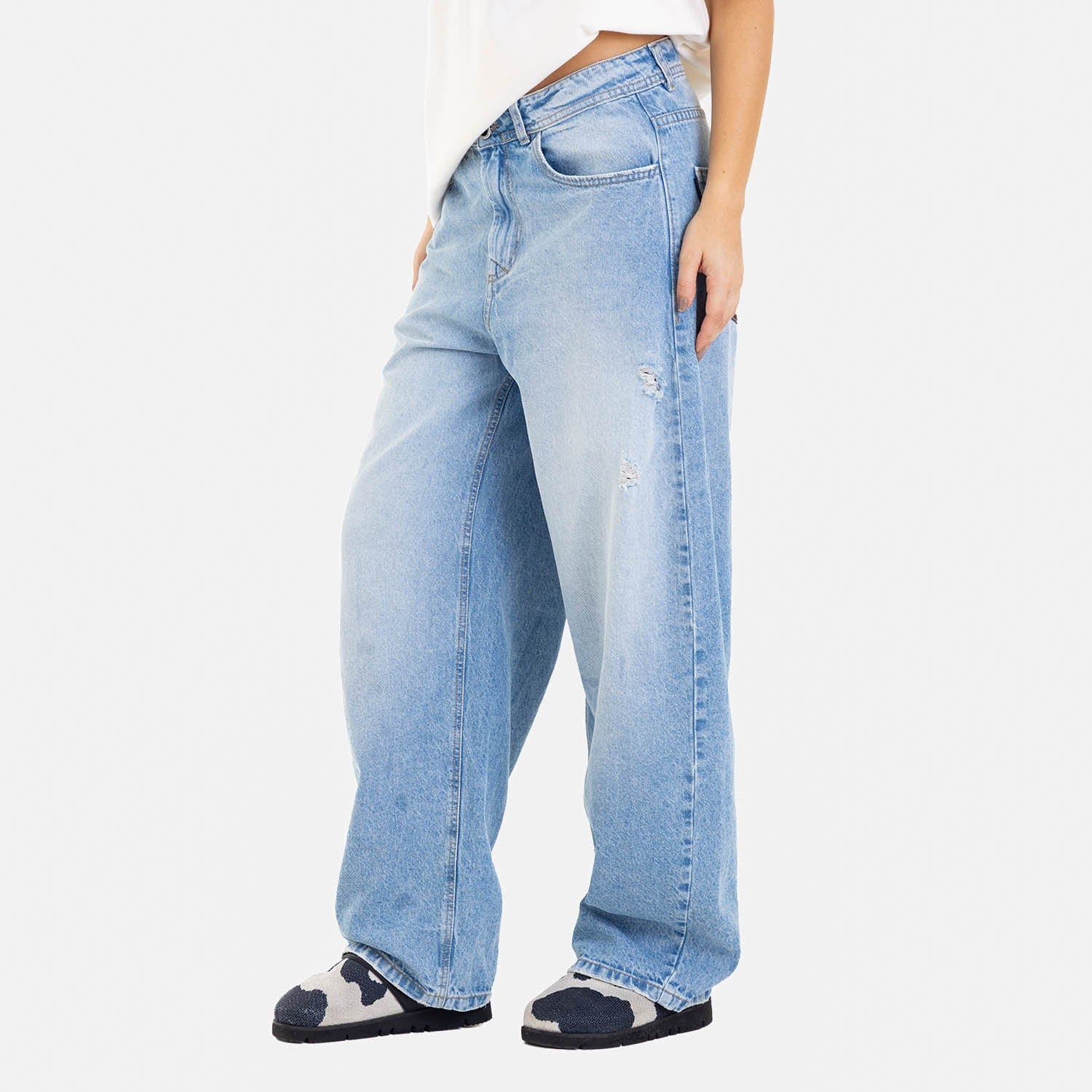 Cow Barrel Fit Denim Light Blue - imagen 6