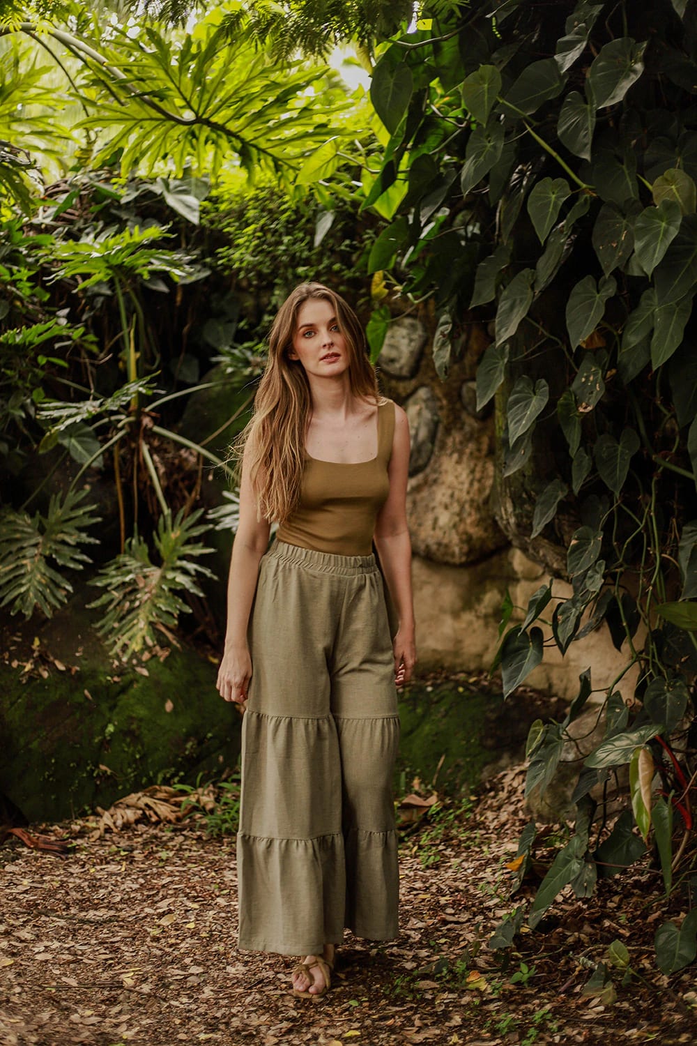 Capri Pants Verde - imagen 1