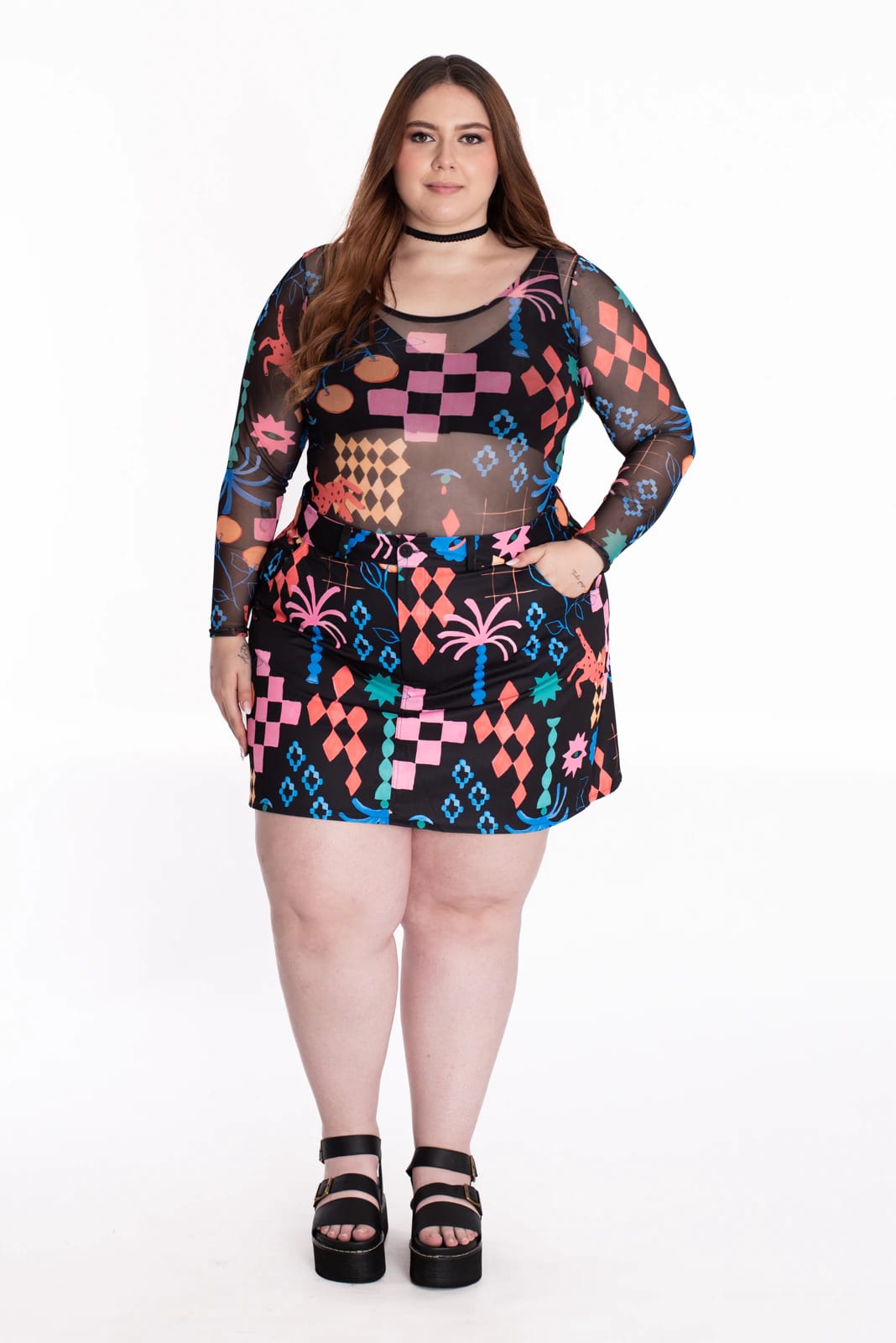 Falda Inca Negra - imagen 1