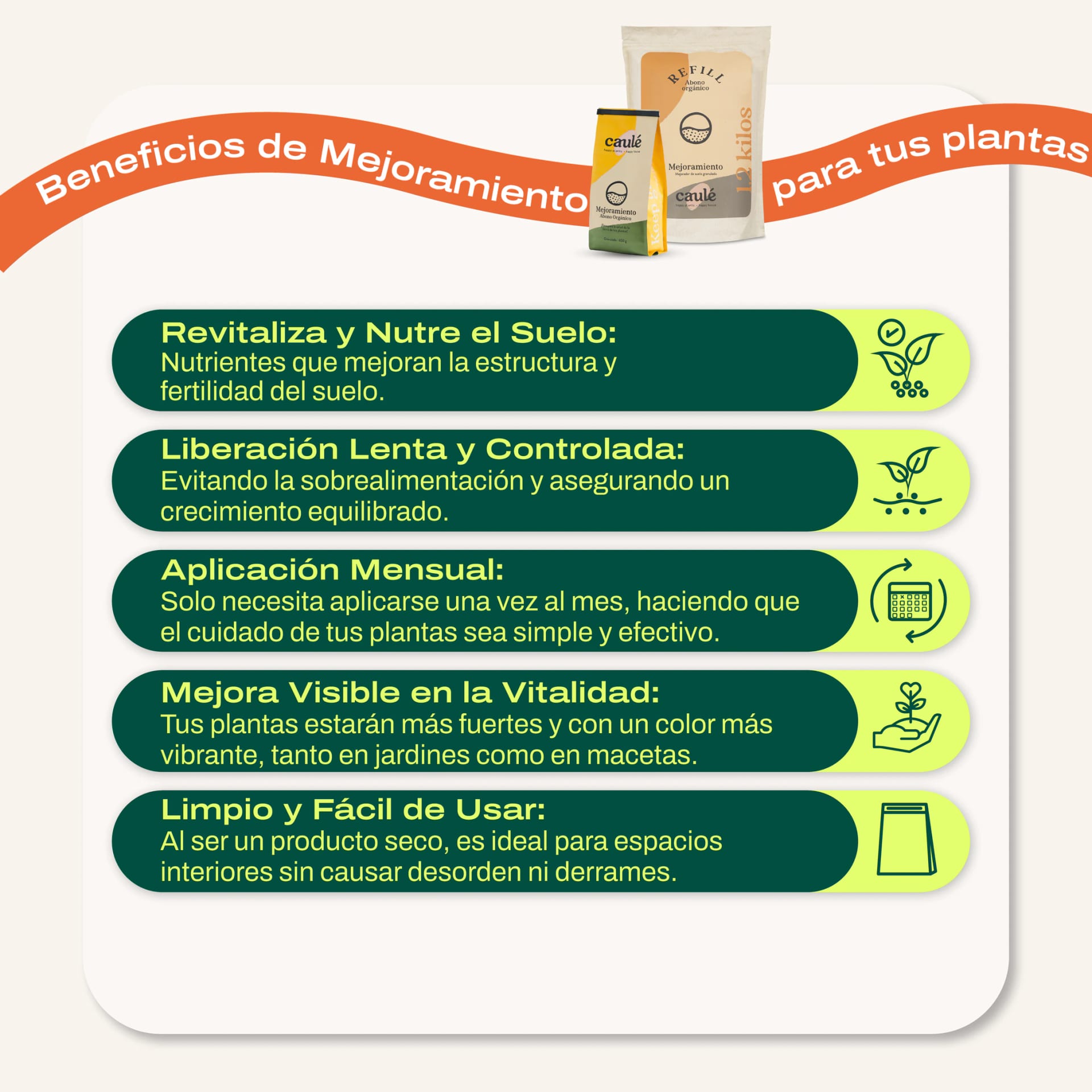 Refill Mejoramiento x 1.2kg + Bolsa 450 Gr - imagen 2