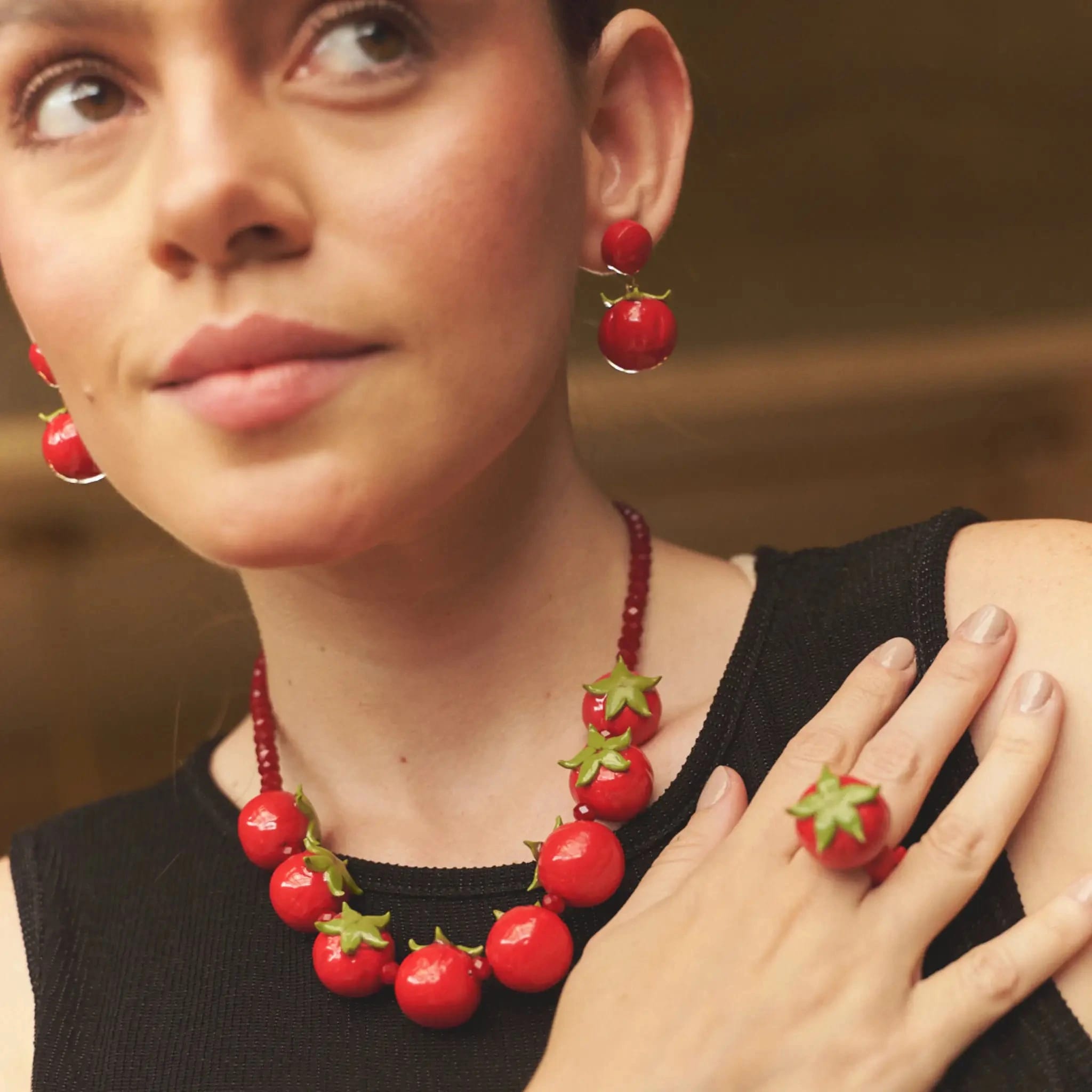 Collar Pomodoro Rojo - imagen 3