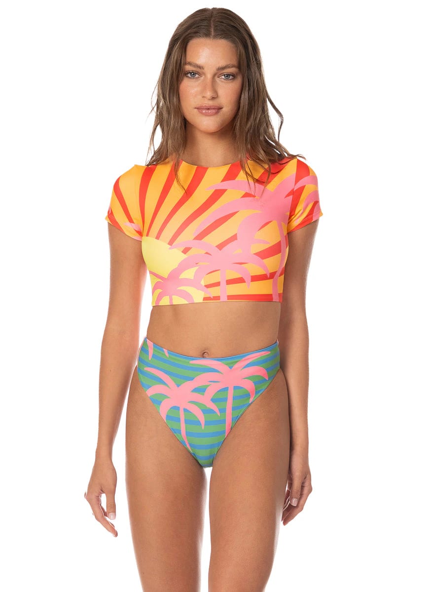 Maaji Jungle Sway Milano Swim Crop Top Bikini Top - imagen 1
