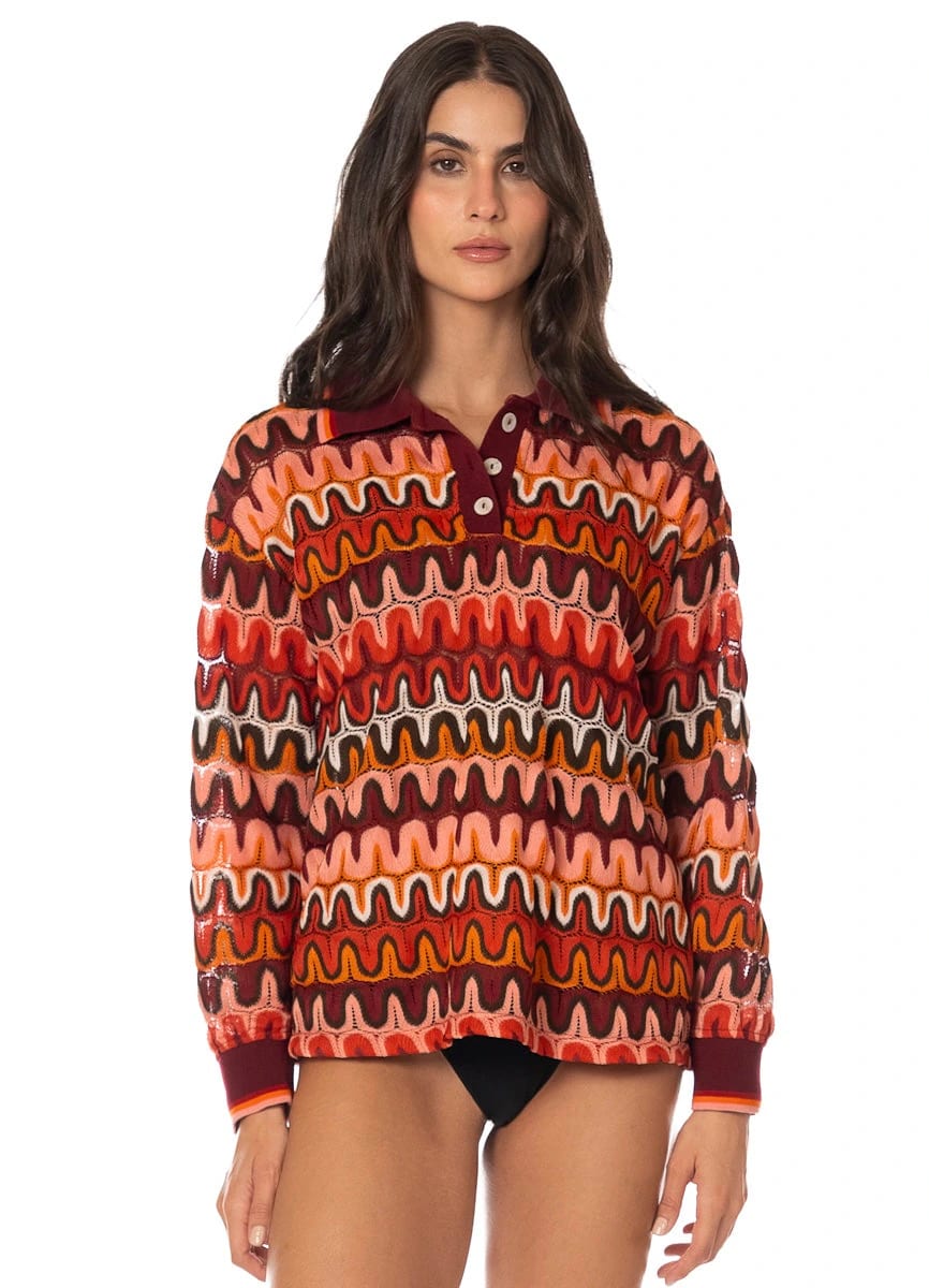 Maaji Tropical Ember Kiri Pull Over - imagen 1