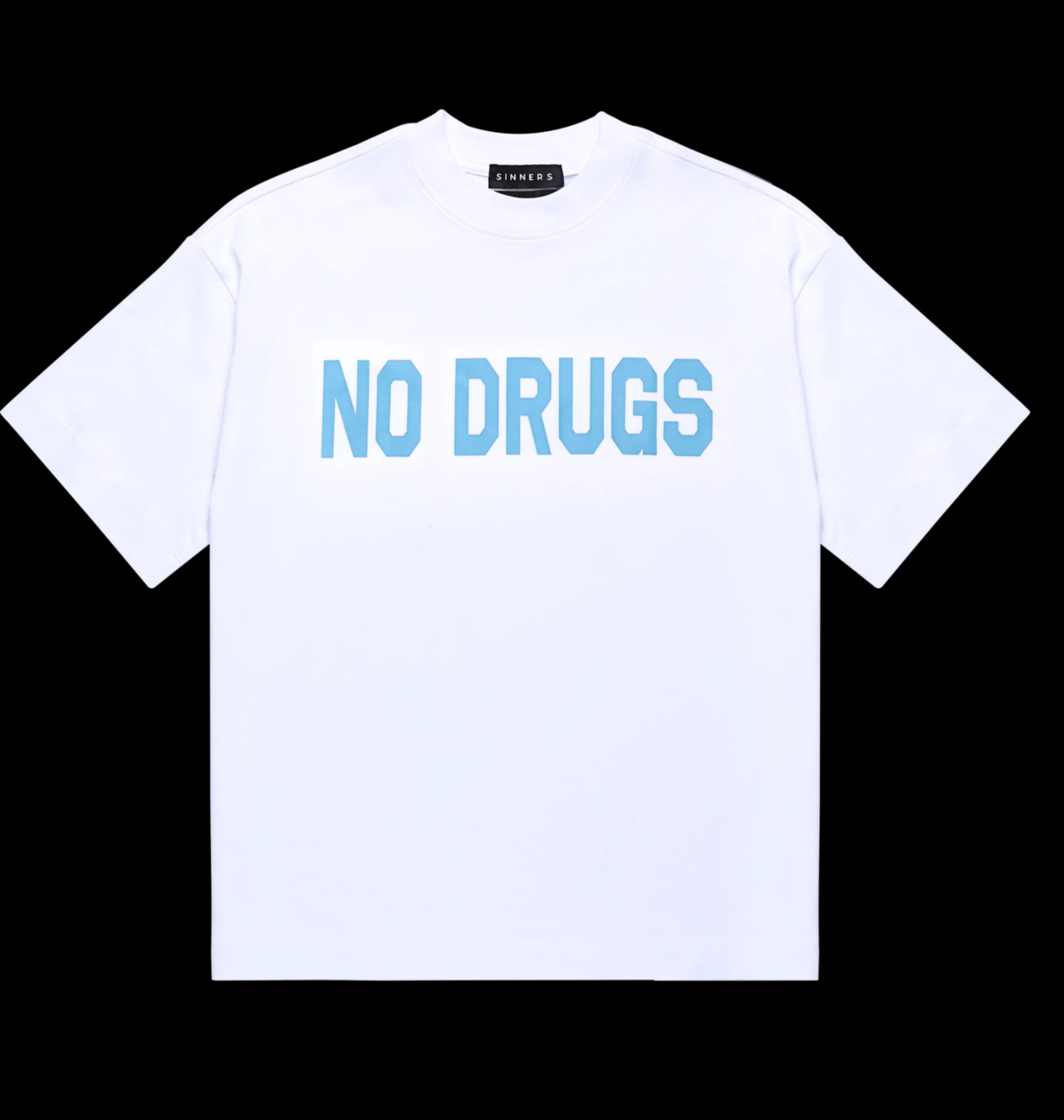 NO DRUGS WHITE T-SHIRT - imagen 1