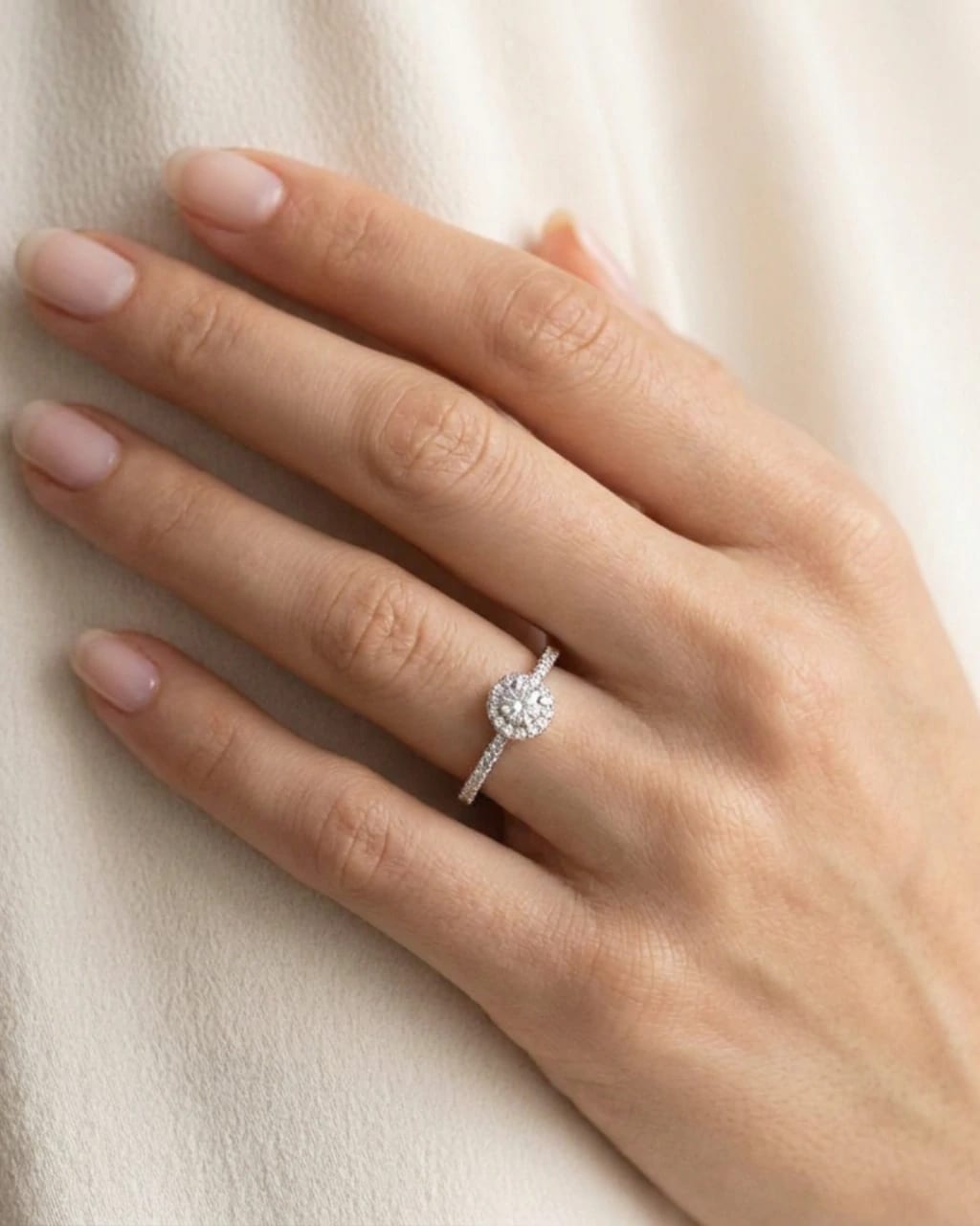 Anillos solitario promesa en plata ley 925 - imagen 1
