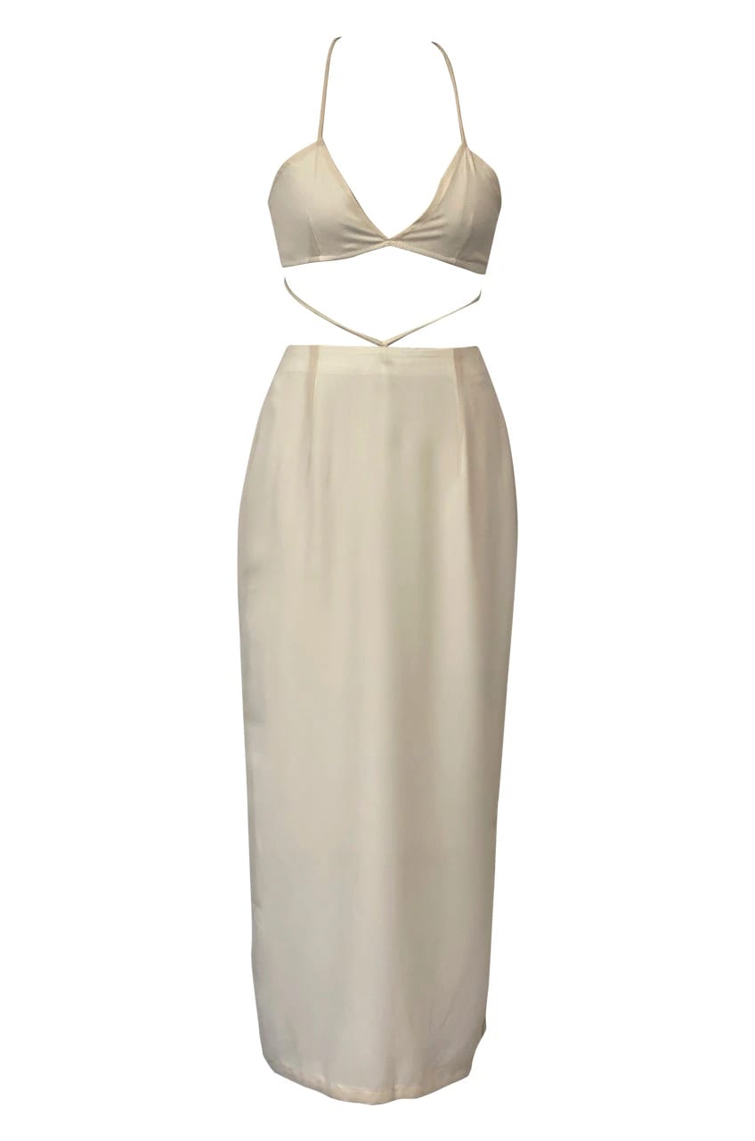 VESTIDO STRAP WHITE - imagen 2