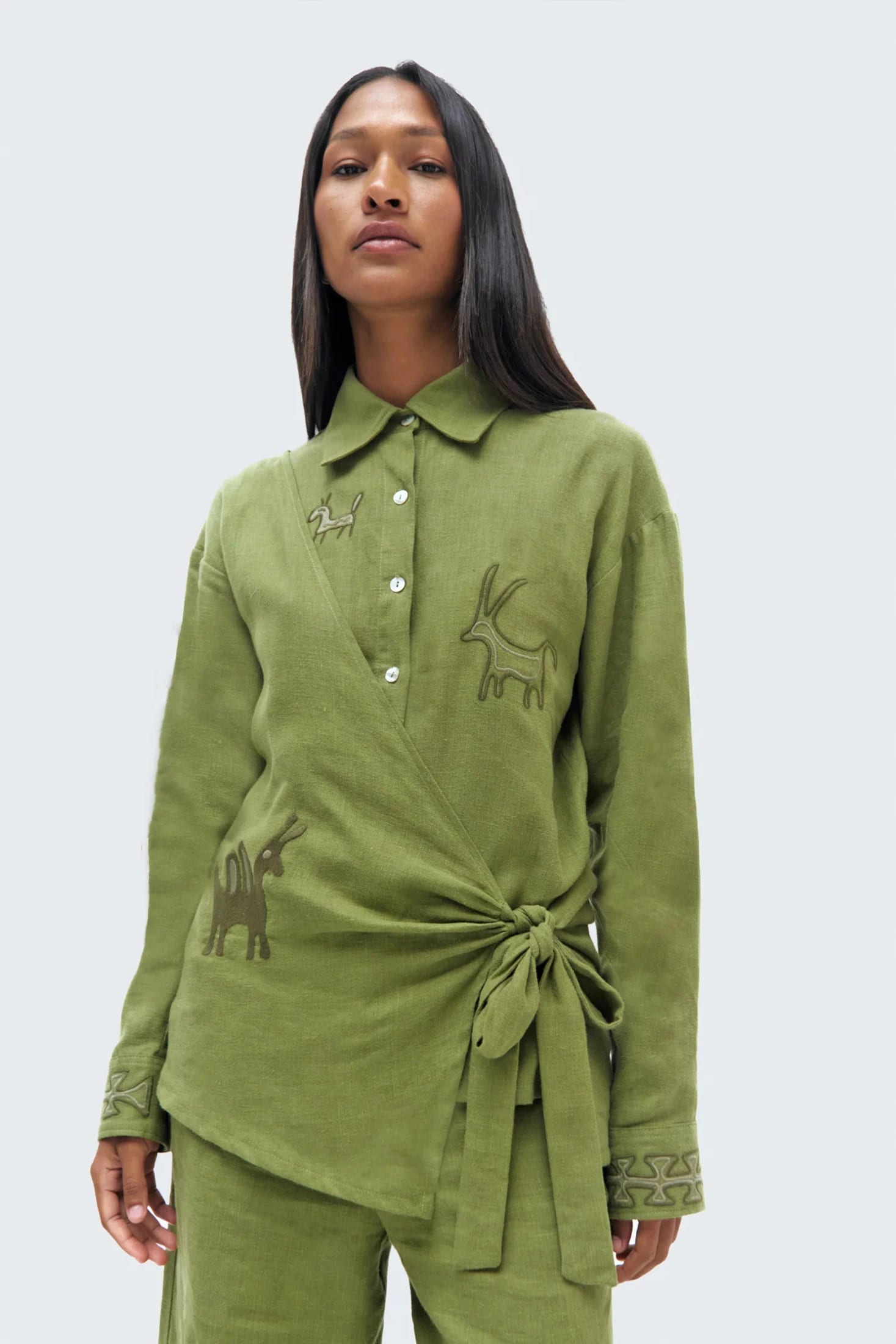 Blusa Cruzada Pilche - imagen 3