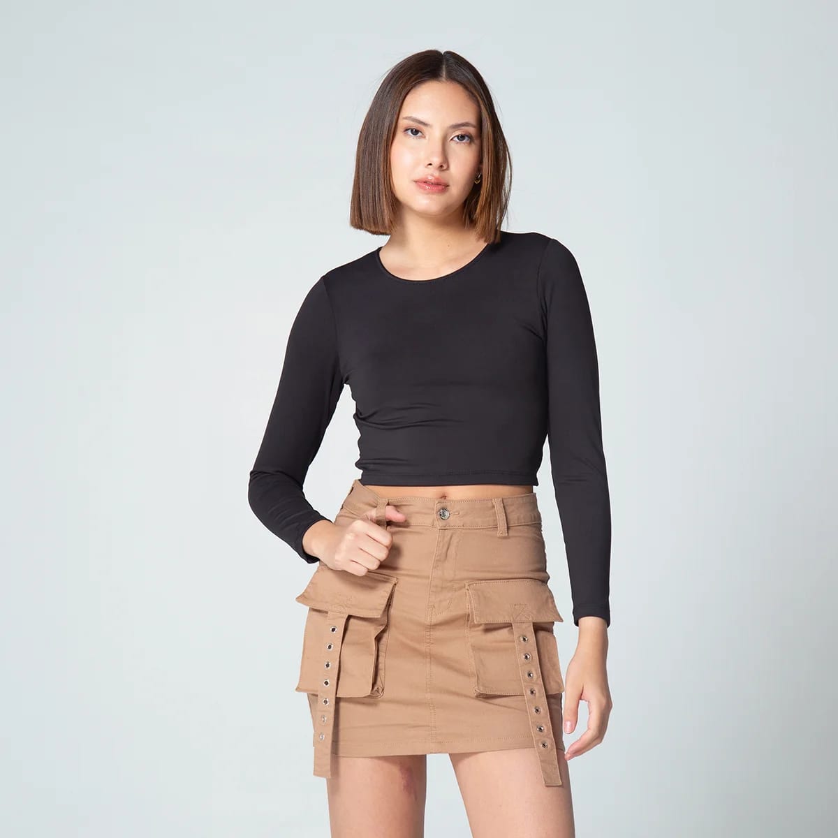 Blusa Crop Top Slim Miki - imagen 4