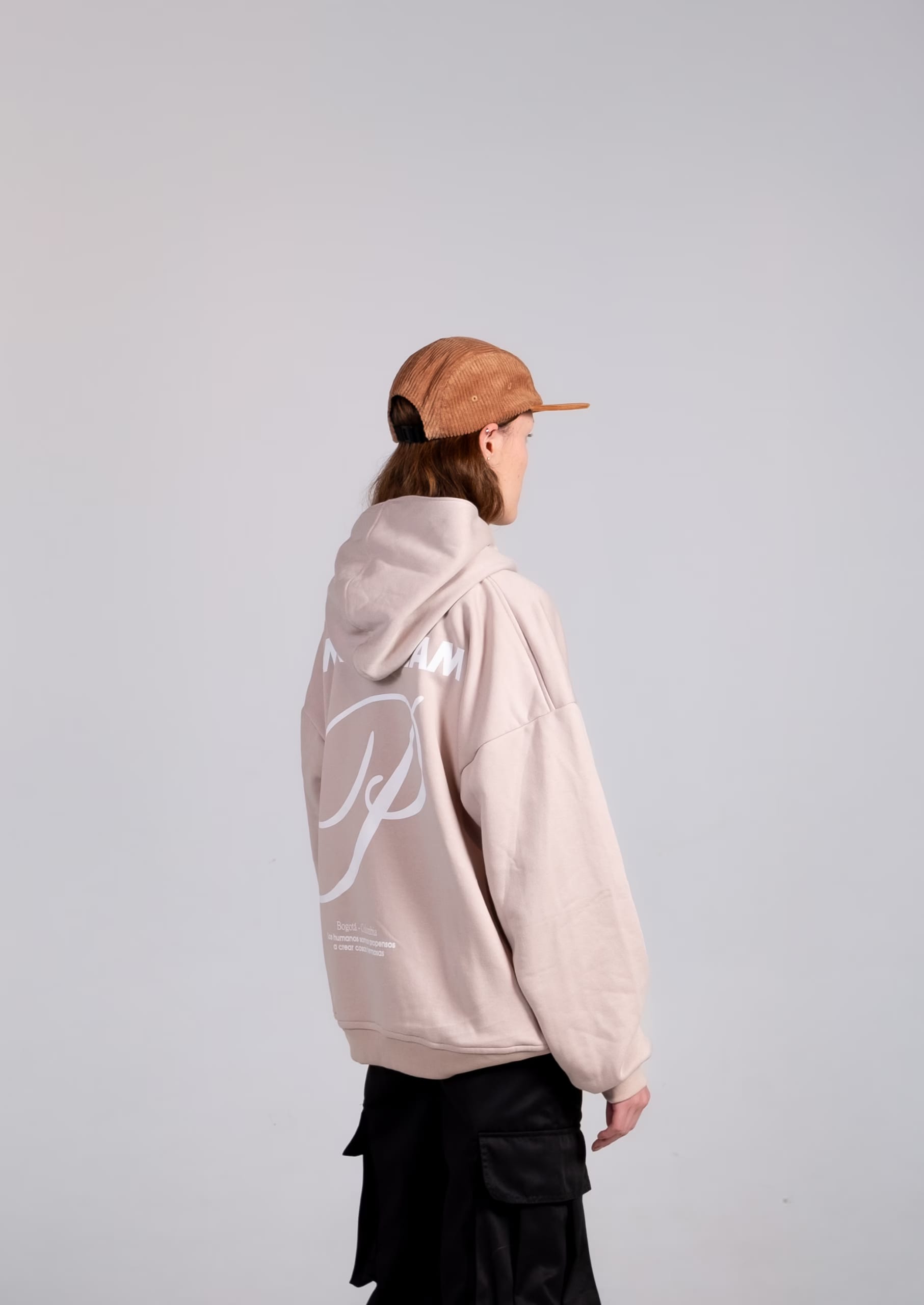 Hoodie Oversize Beigie - imagen 3