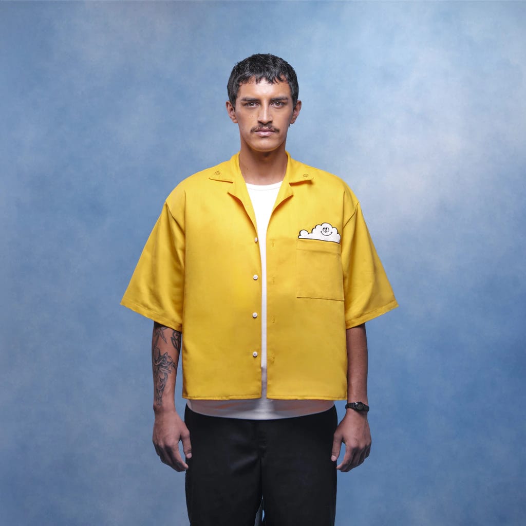 Camisa de botones nube amarilla - imagen 2