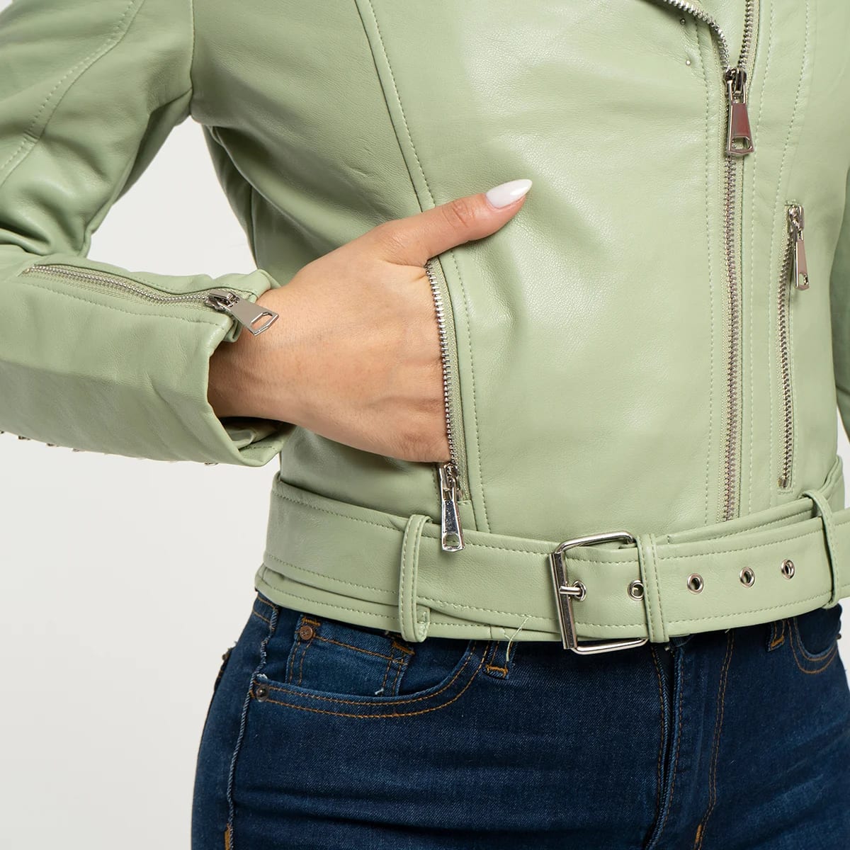 Chaqueta Sintetica Biker Millie - imagen 10