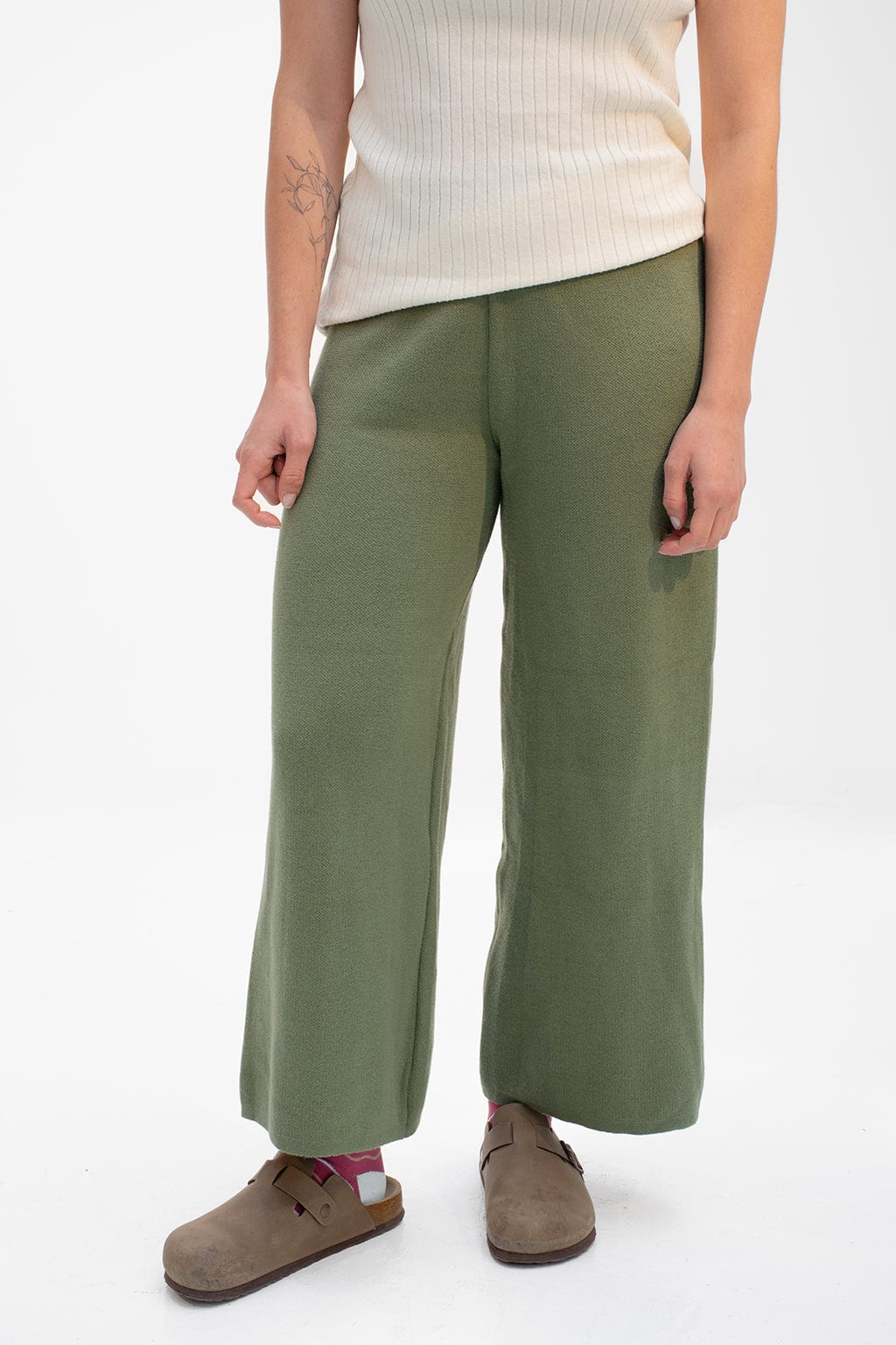 Pantalón Tejido Verde - imagen 1
