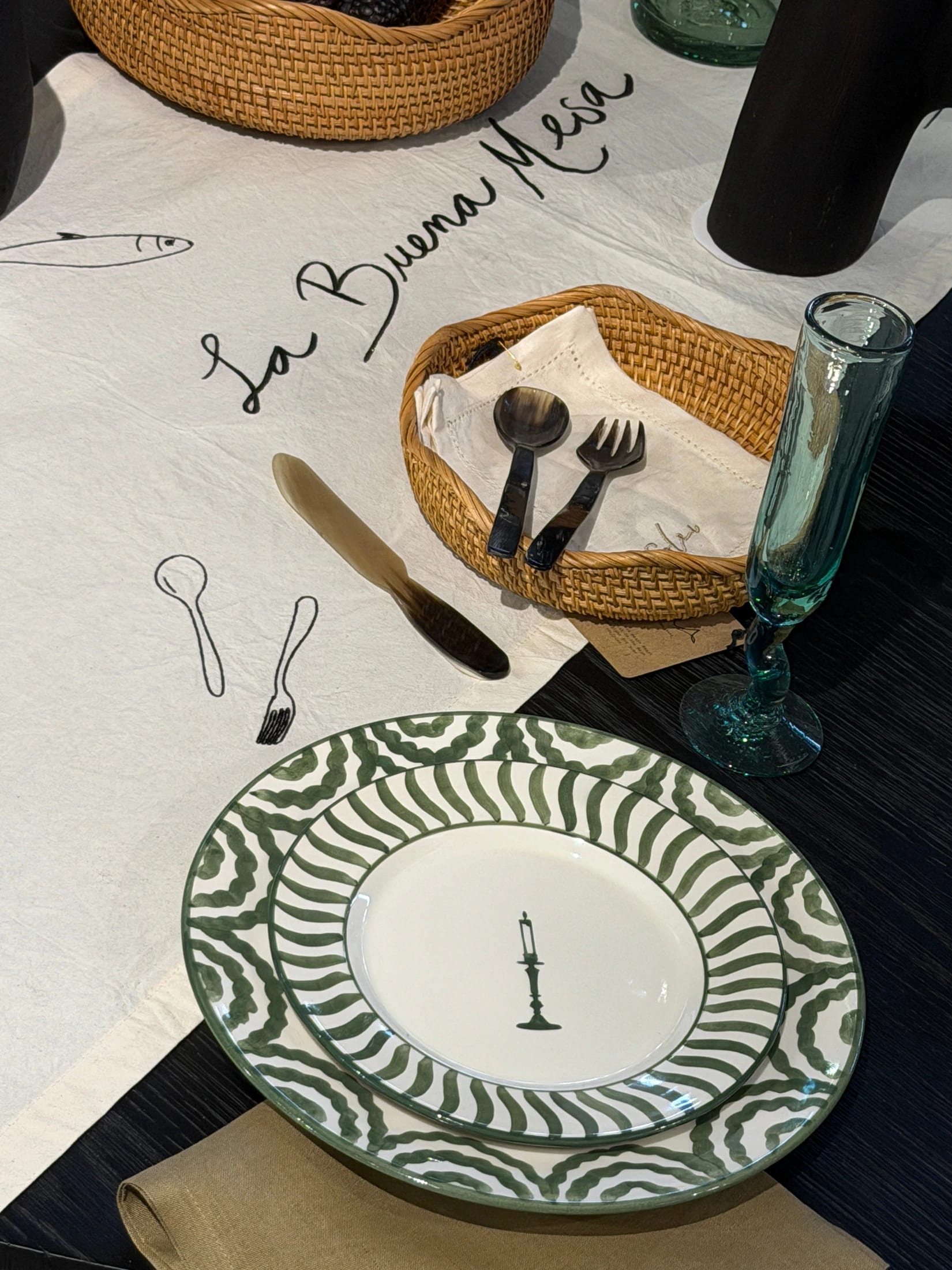 SET X2 DINNER PLATE - GREEN - imagen 5