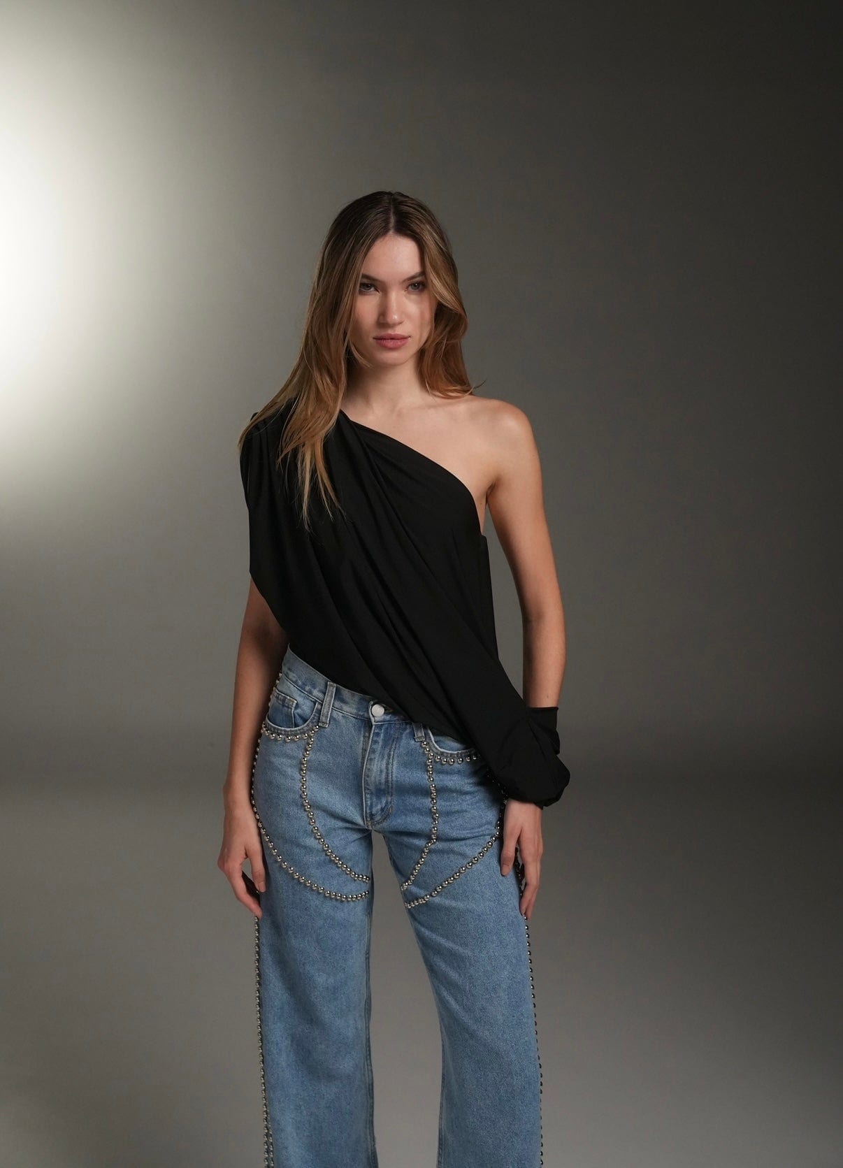 STUDDED JEANS - imagen 1