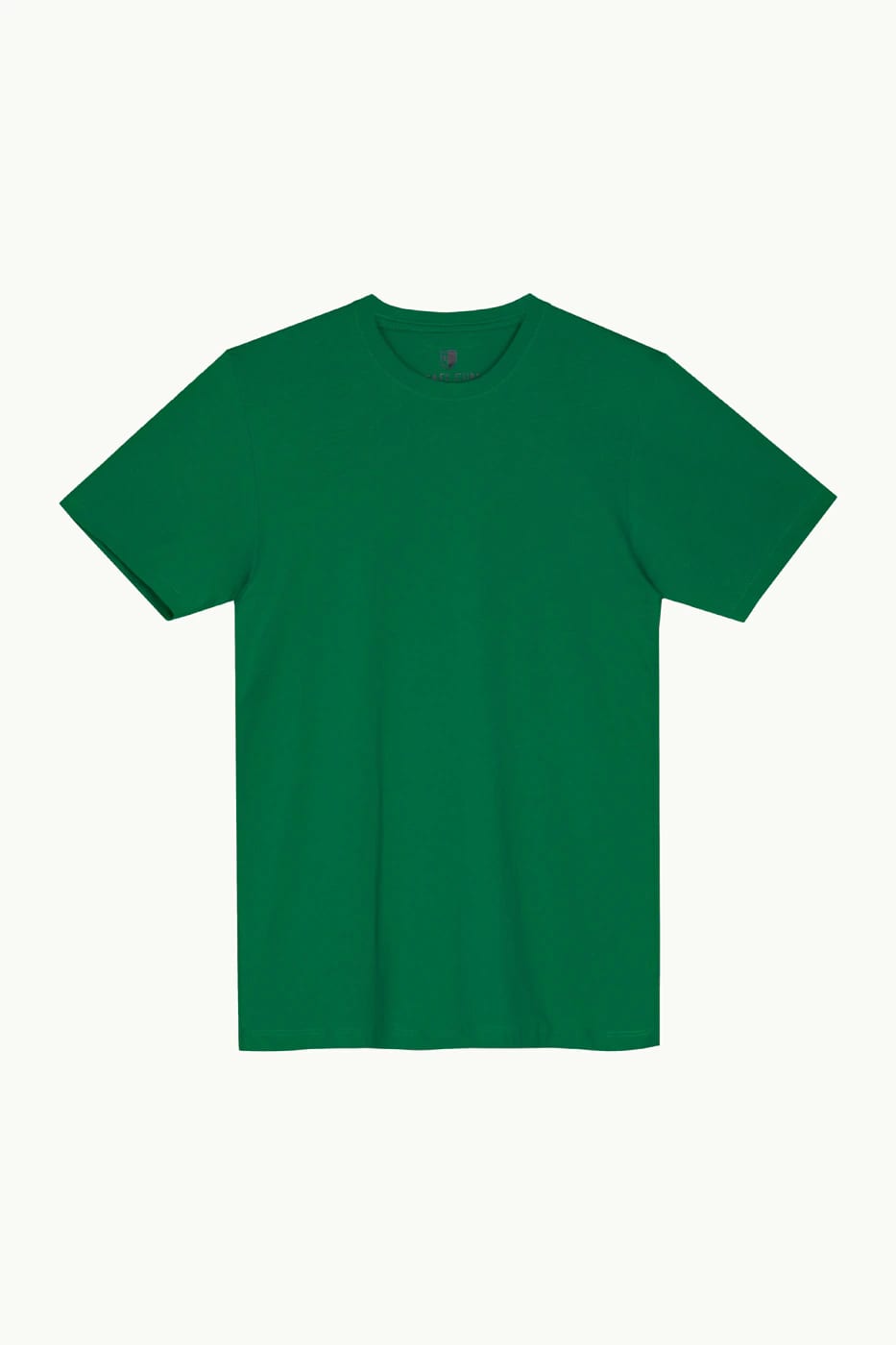 T-shirt Slim Fit 100% Algodón Verde Oscuro - imagen 4