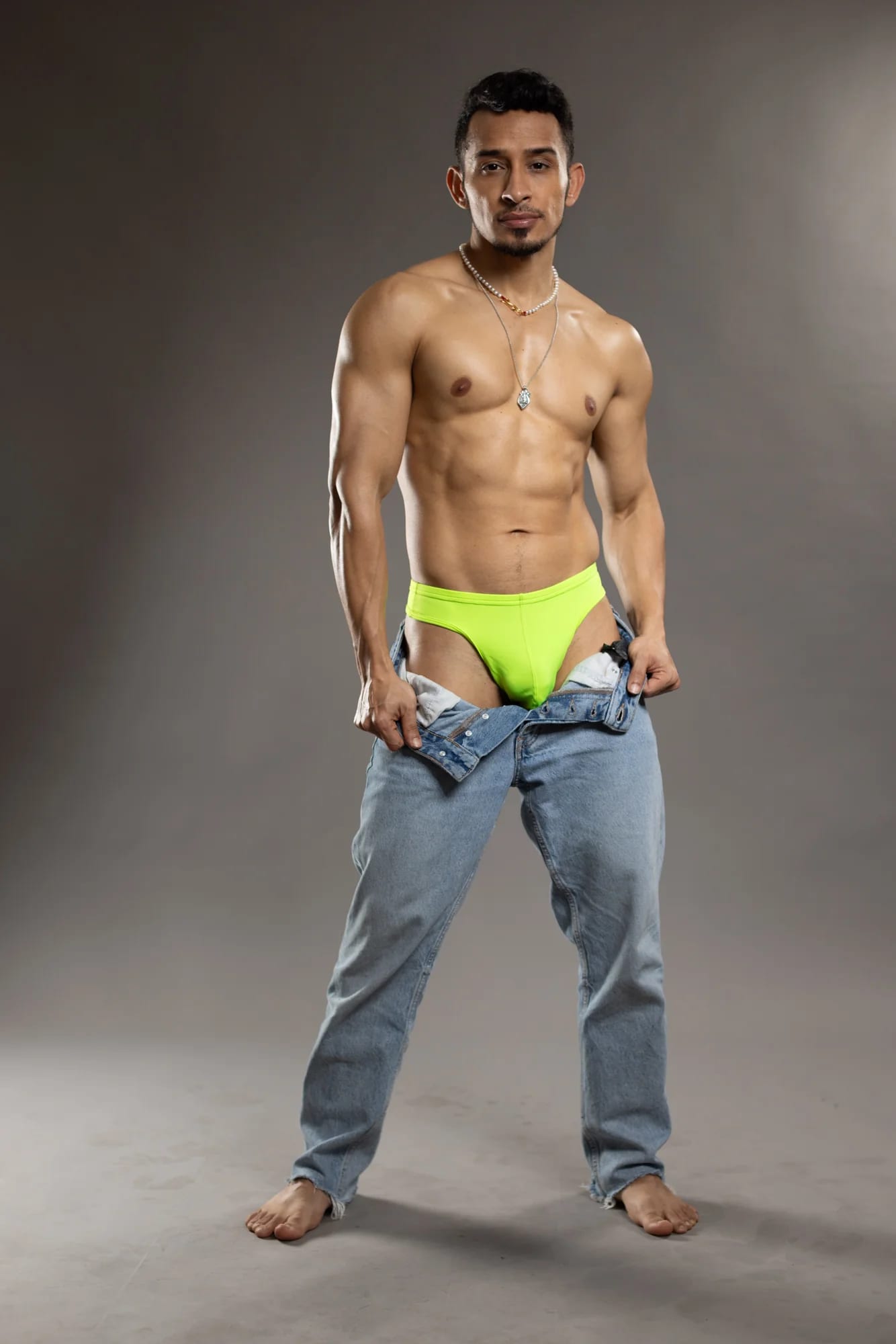 Thong Green Neon - Unlined - imagen 2
