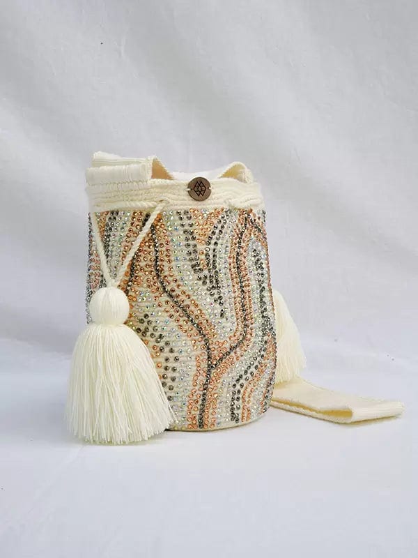 Mochila Diseño En Pedrería Medianas - imagen 1