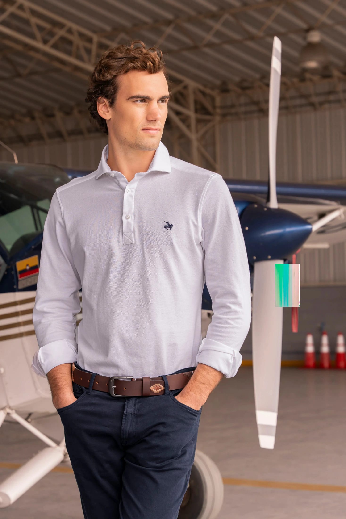 Camisa Marrakech Hombre Blanca - imagen 4