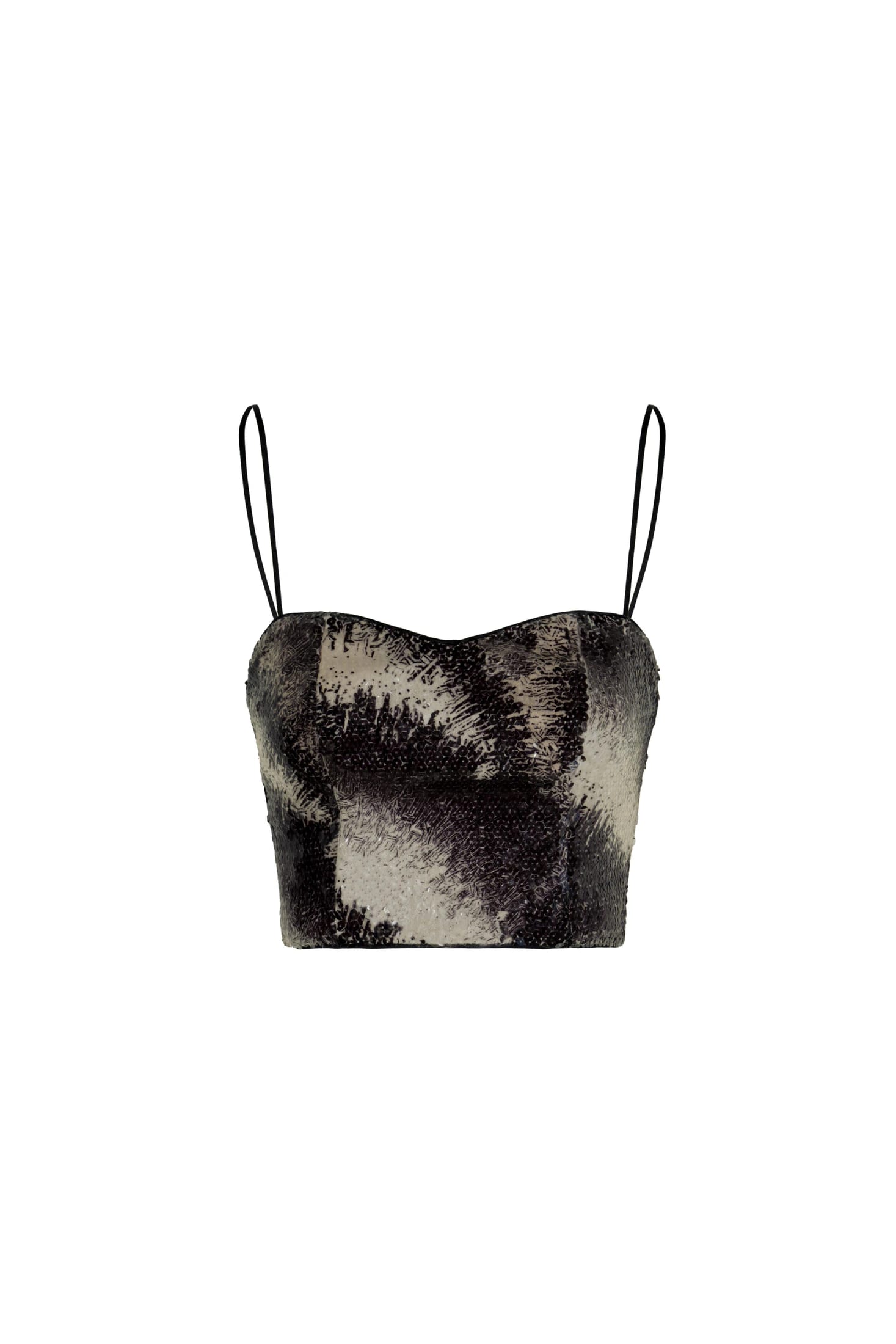 Baracoa Sequins Crop Top / Black - imagen 1