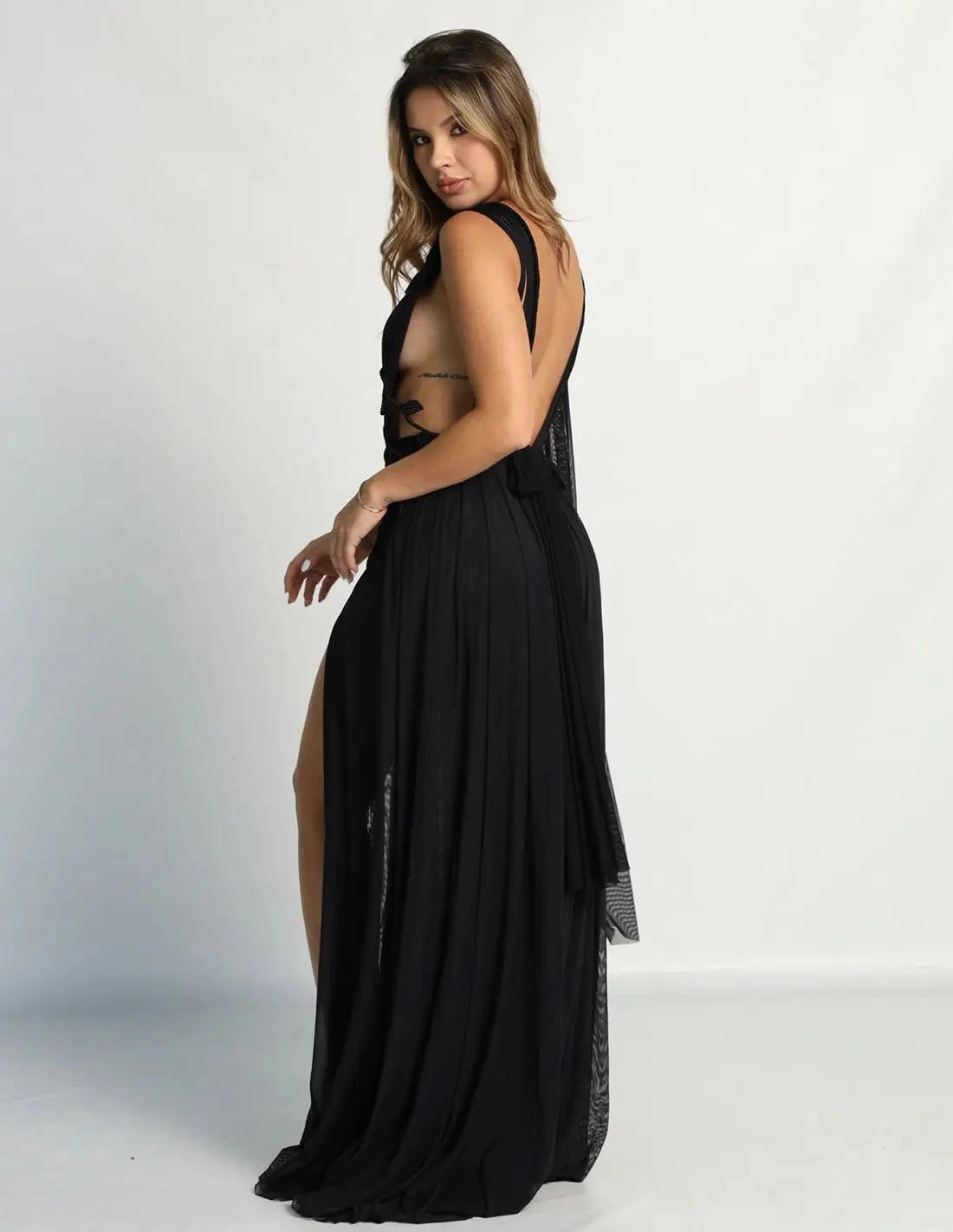 Vestido Copernico Negro - imagen 2