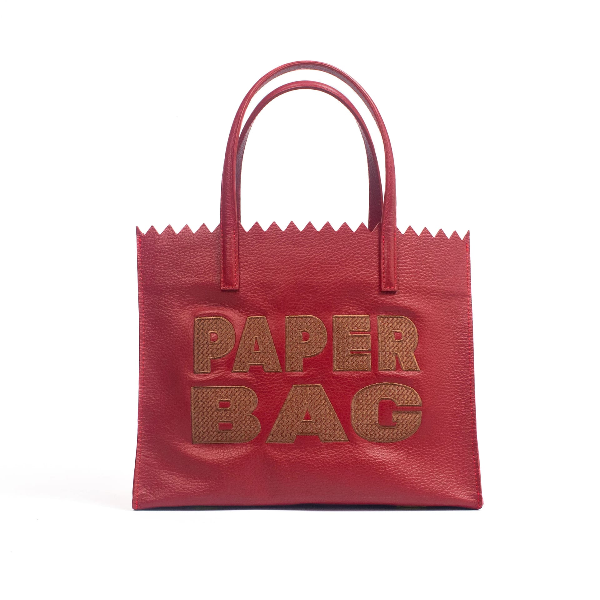 Paper Bag SHORT - Burgundy x Chocolate - imagen 1