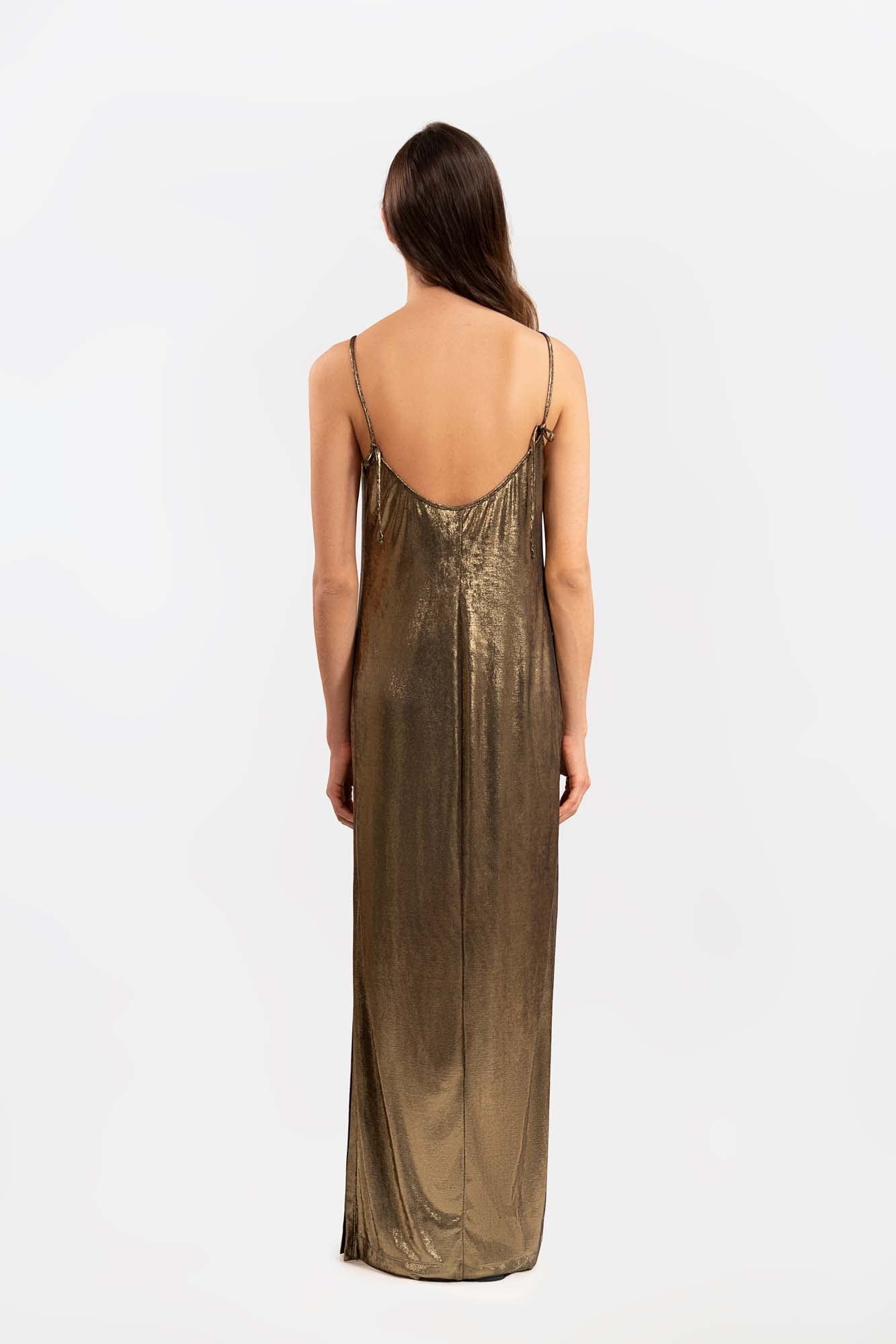 Vestido Maeva Dorado - imagen 4