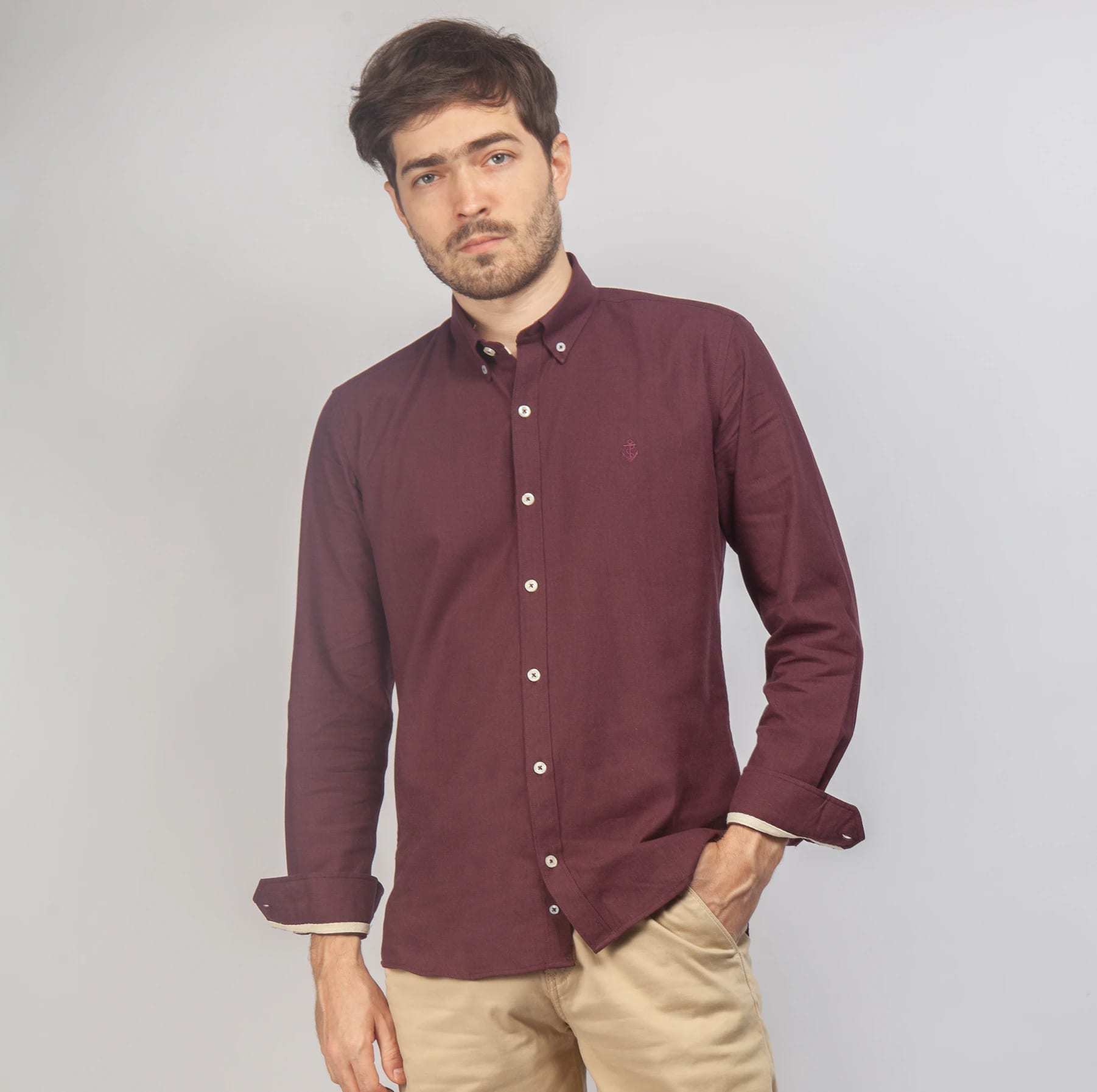 Camisa Vino - imagen 1