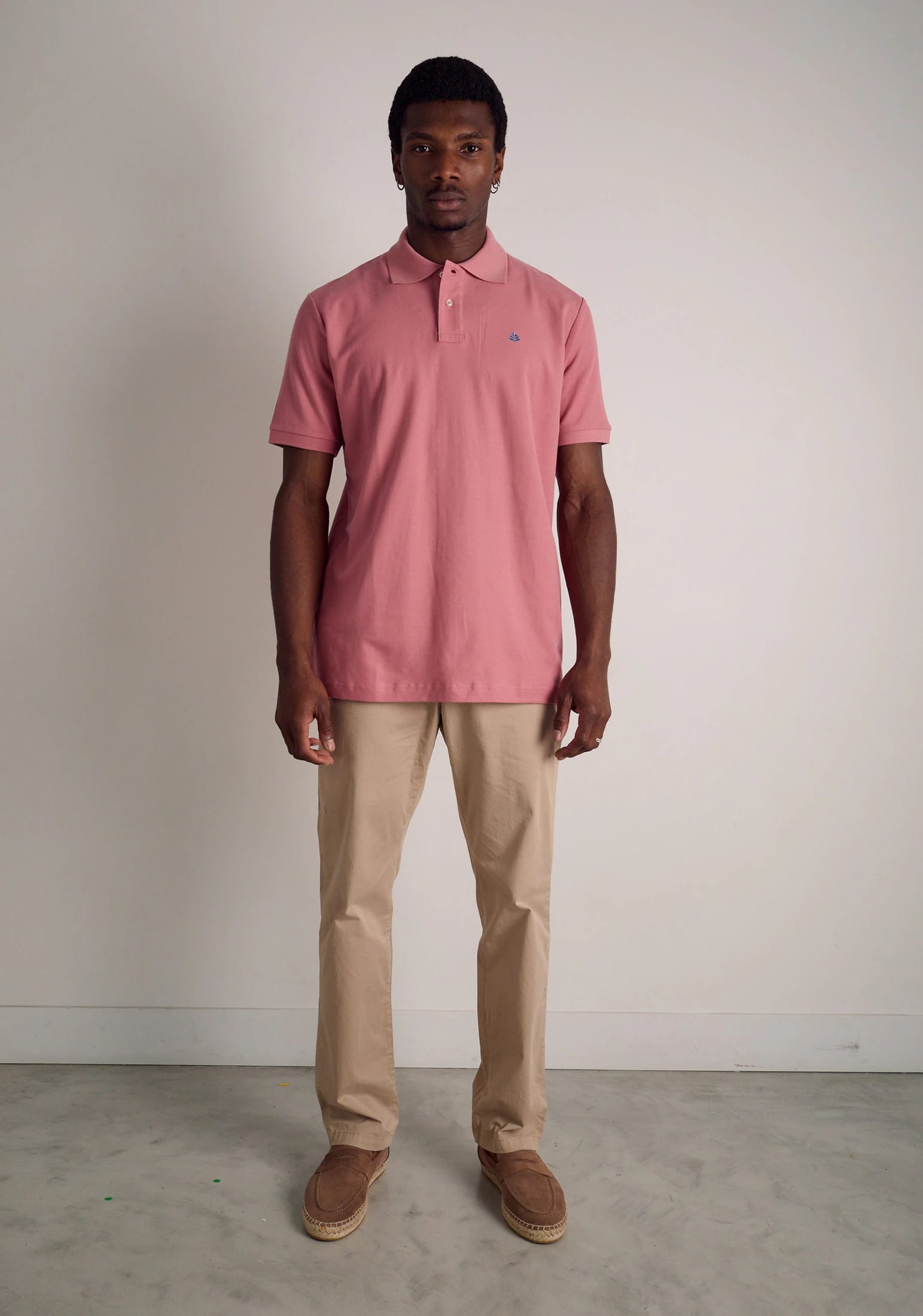Camiseta Polo H L-Azm Rosado Med - imagen 2