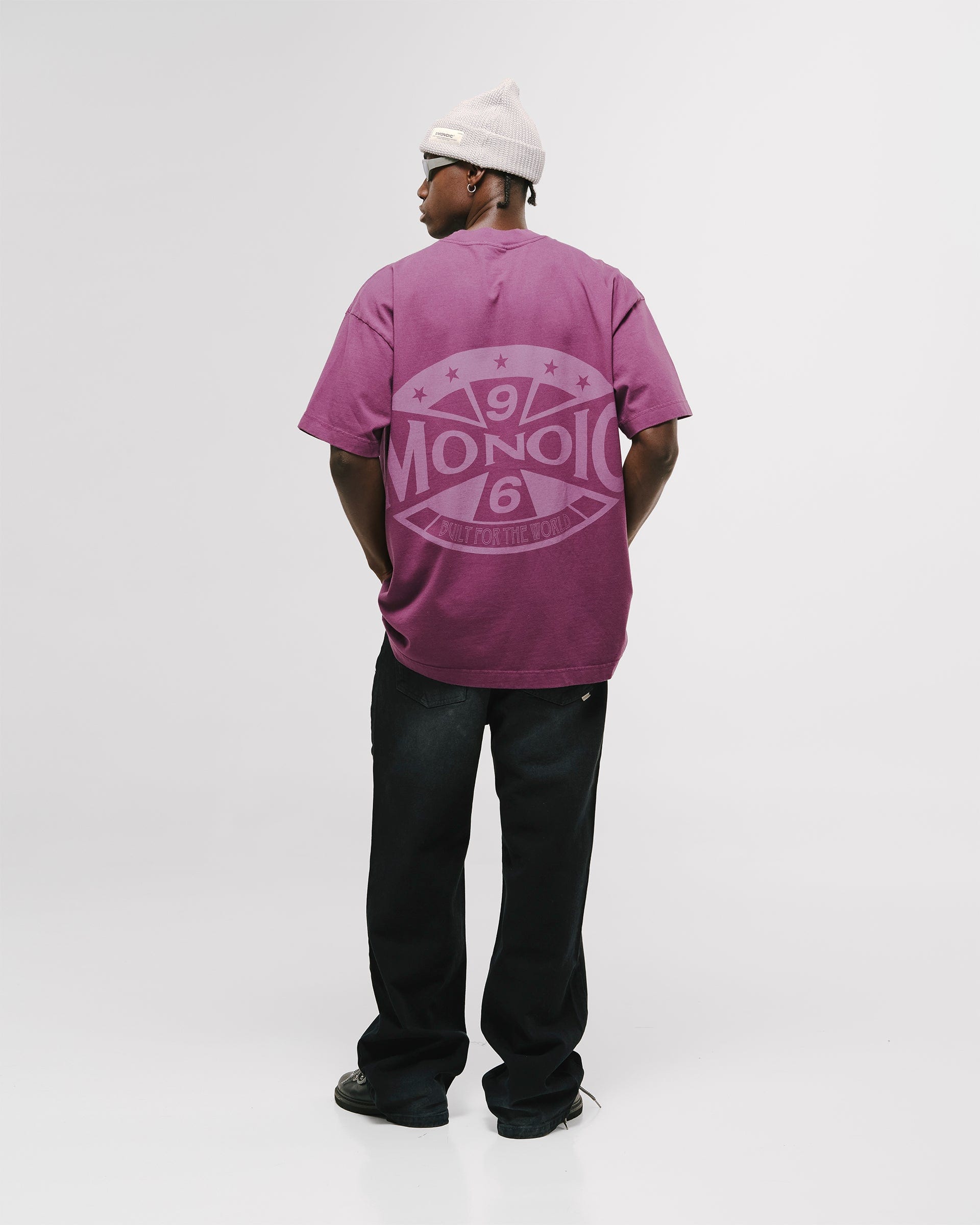 Camiseta Oversized Built For The World - Burgundy - imagen 2