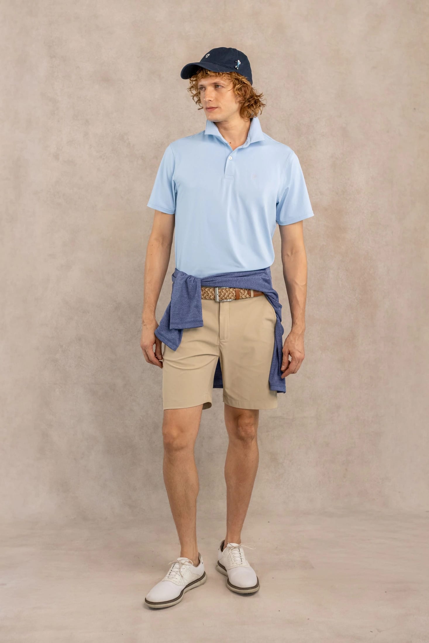 Polo Performance Antiarrugas Celeste - imagen 2