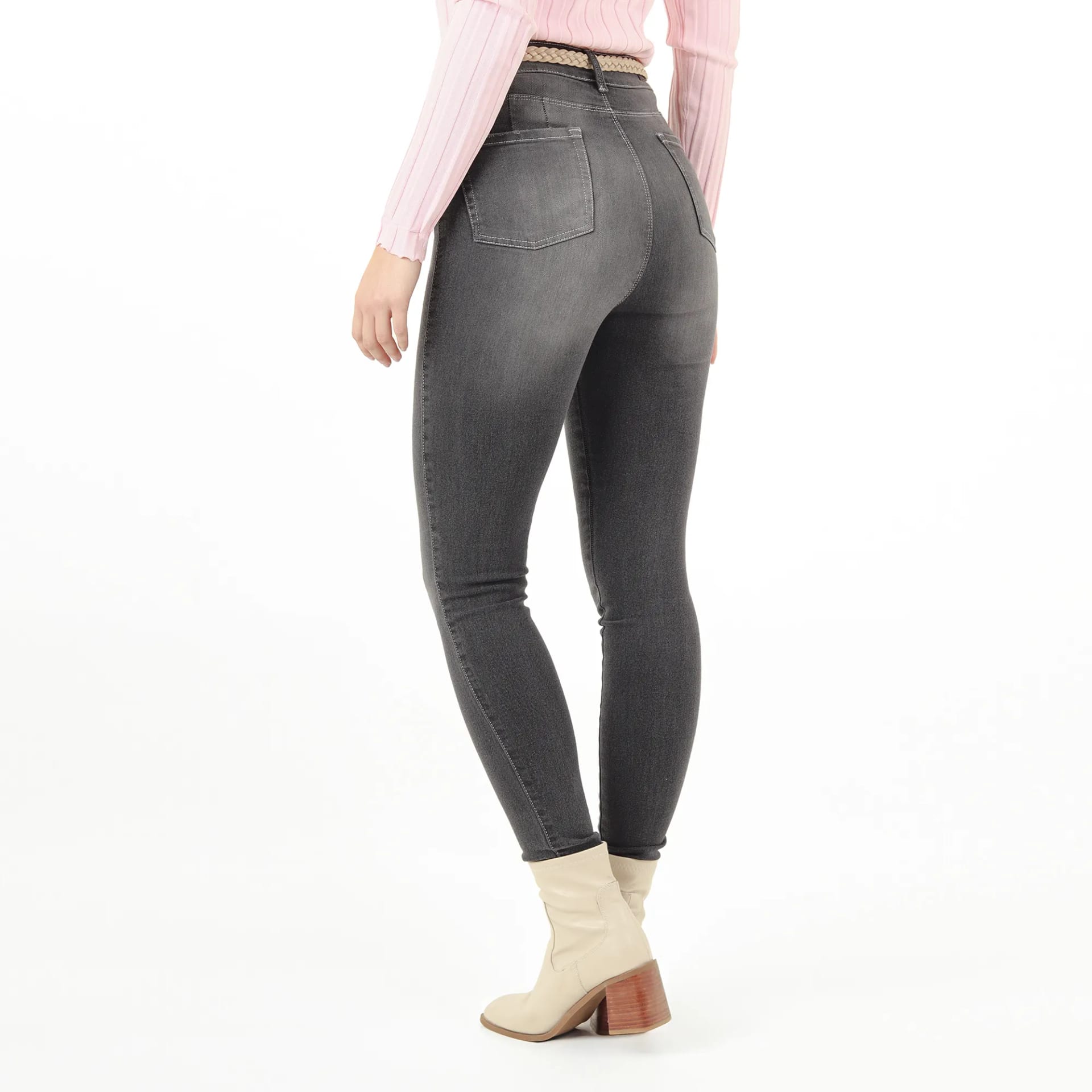 Jean Ilussion Tiro Medio Bota Skinny - imagen 4