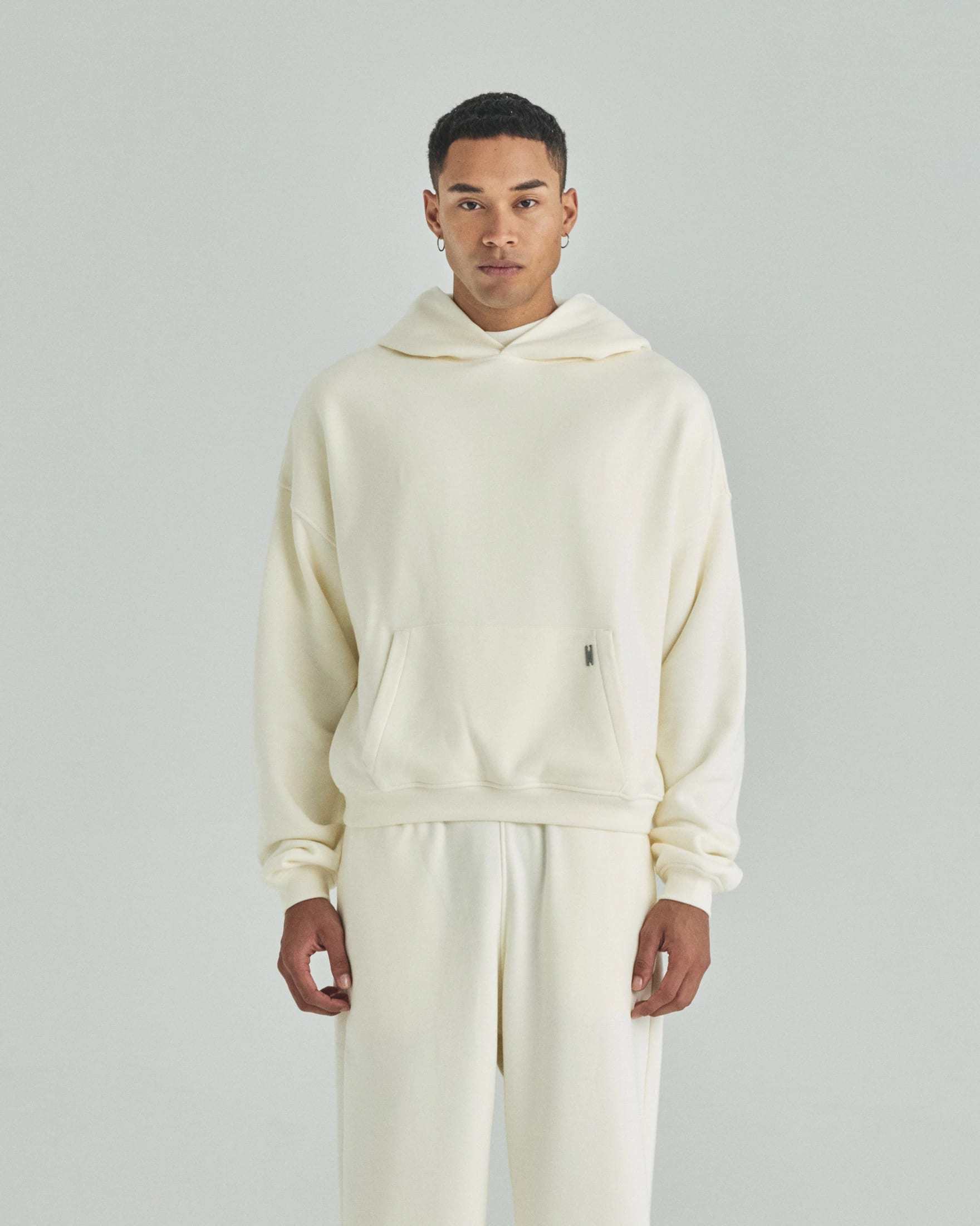 Blanks Boxy Fit Hoodie Cream - imagen 2