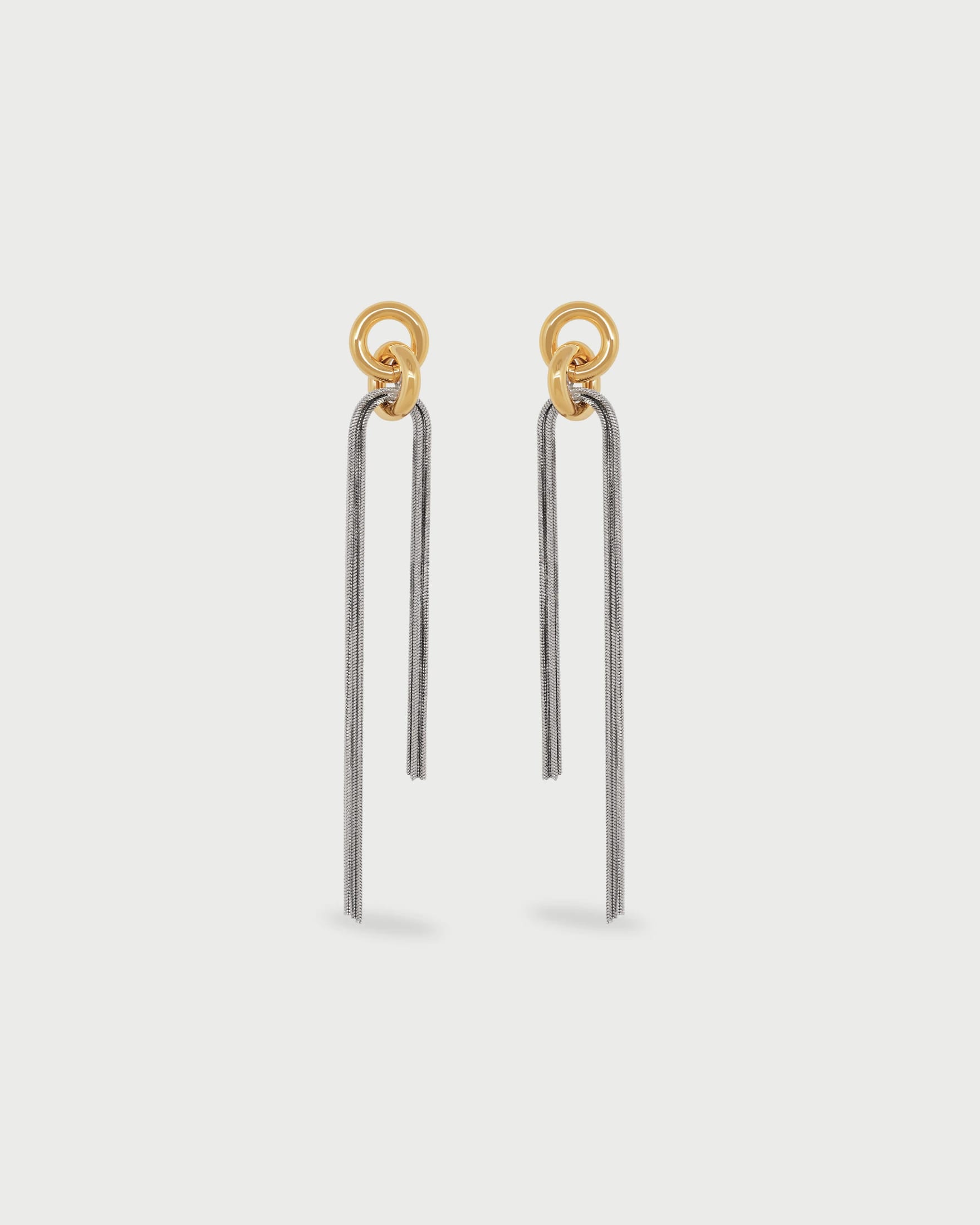 Aretes Largos Eslabones y Cadenas - imagen 1