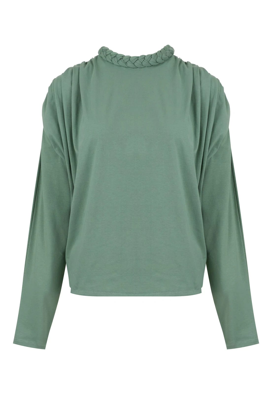LONG SLEEVE BRAIDED T-SHIRT - imagen 2