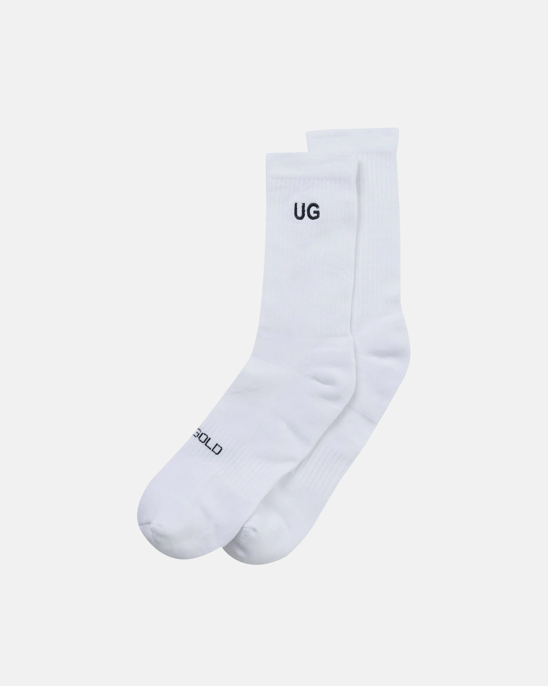 Basics Embroidered UG Socks White - imagen 2