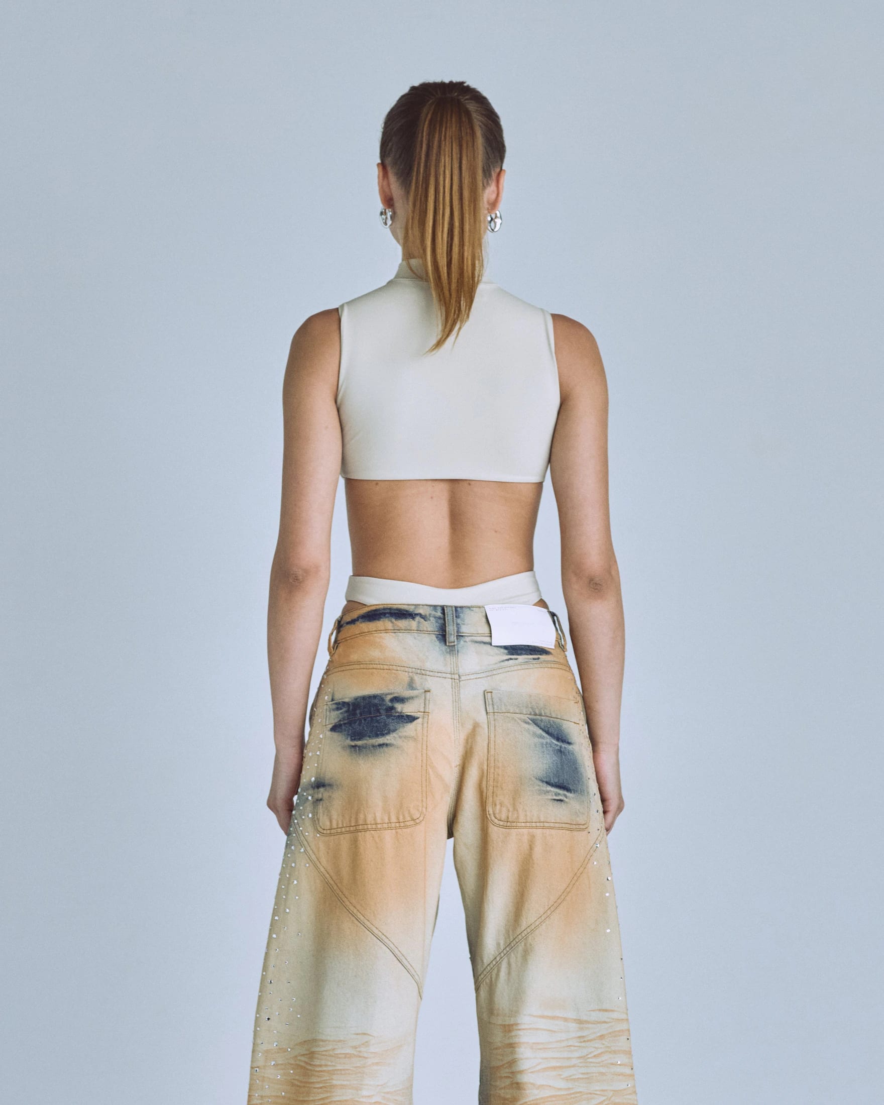 Basics Underboob Bodysuit Cream - imagen 7